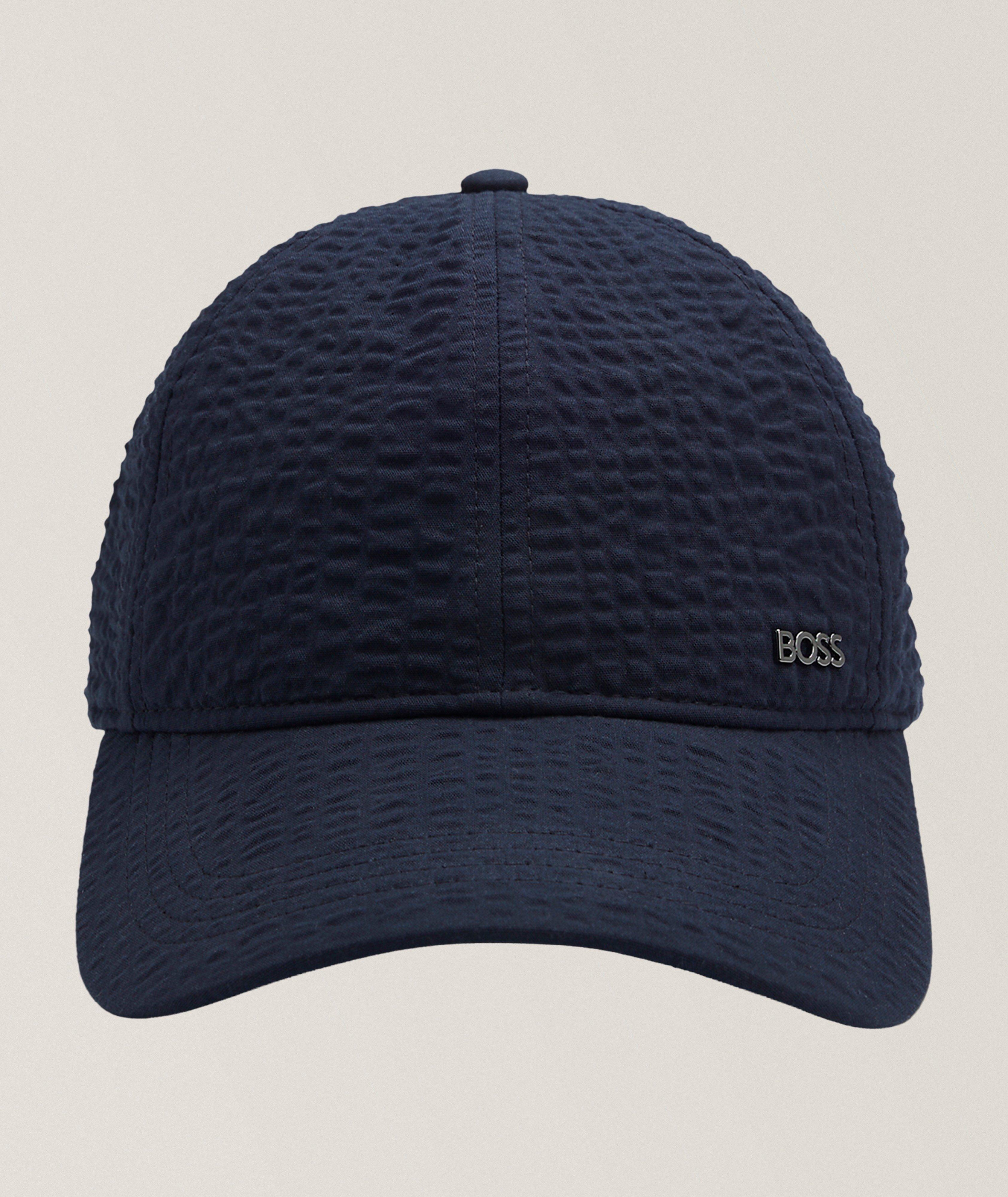 Zed Seersucker Baseball Cap  image 0