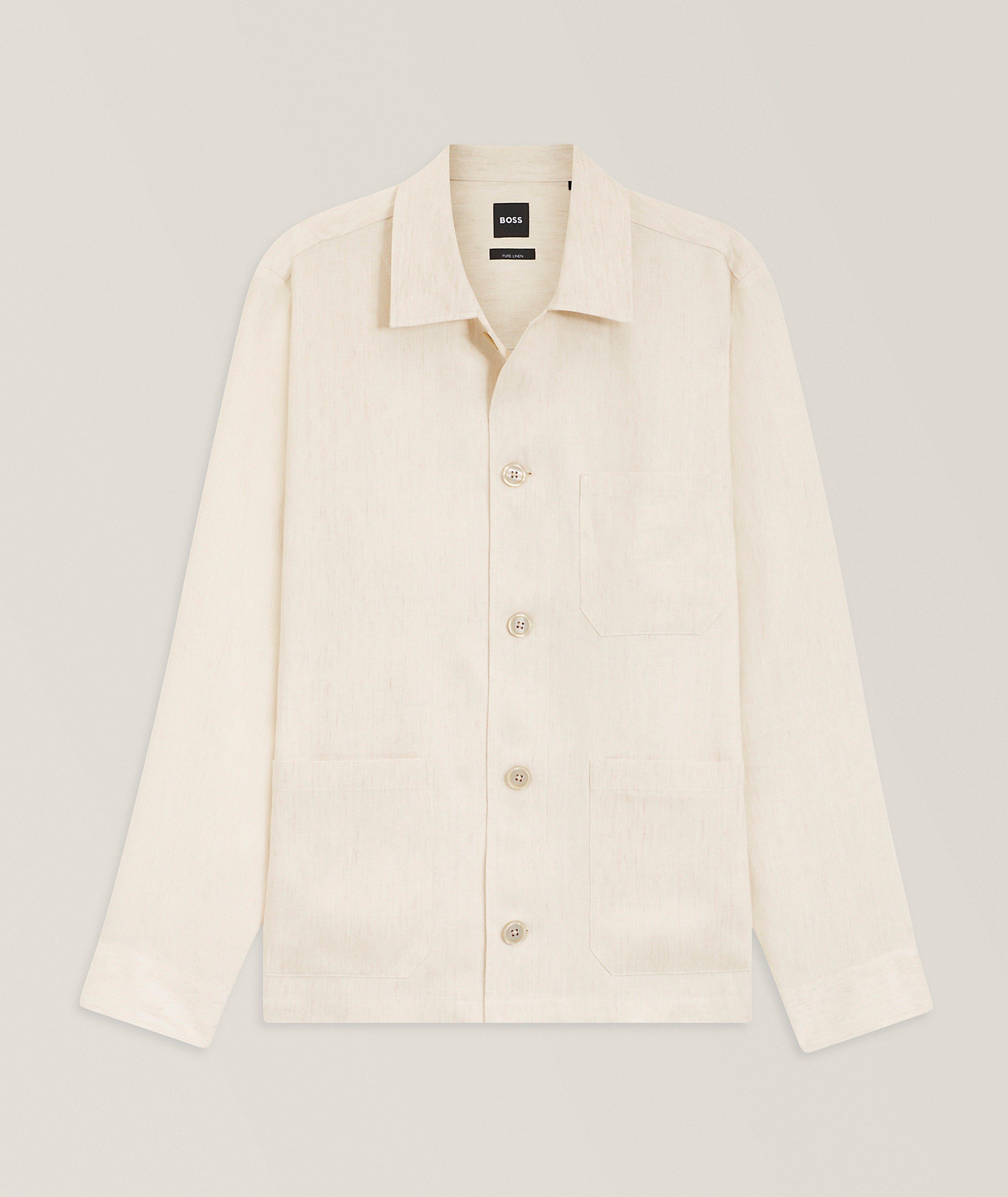 BOSS CAI Linen Overshirt