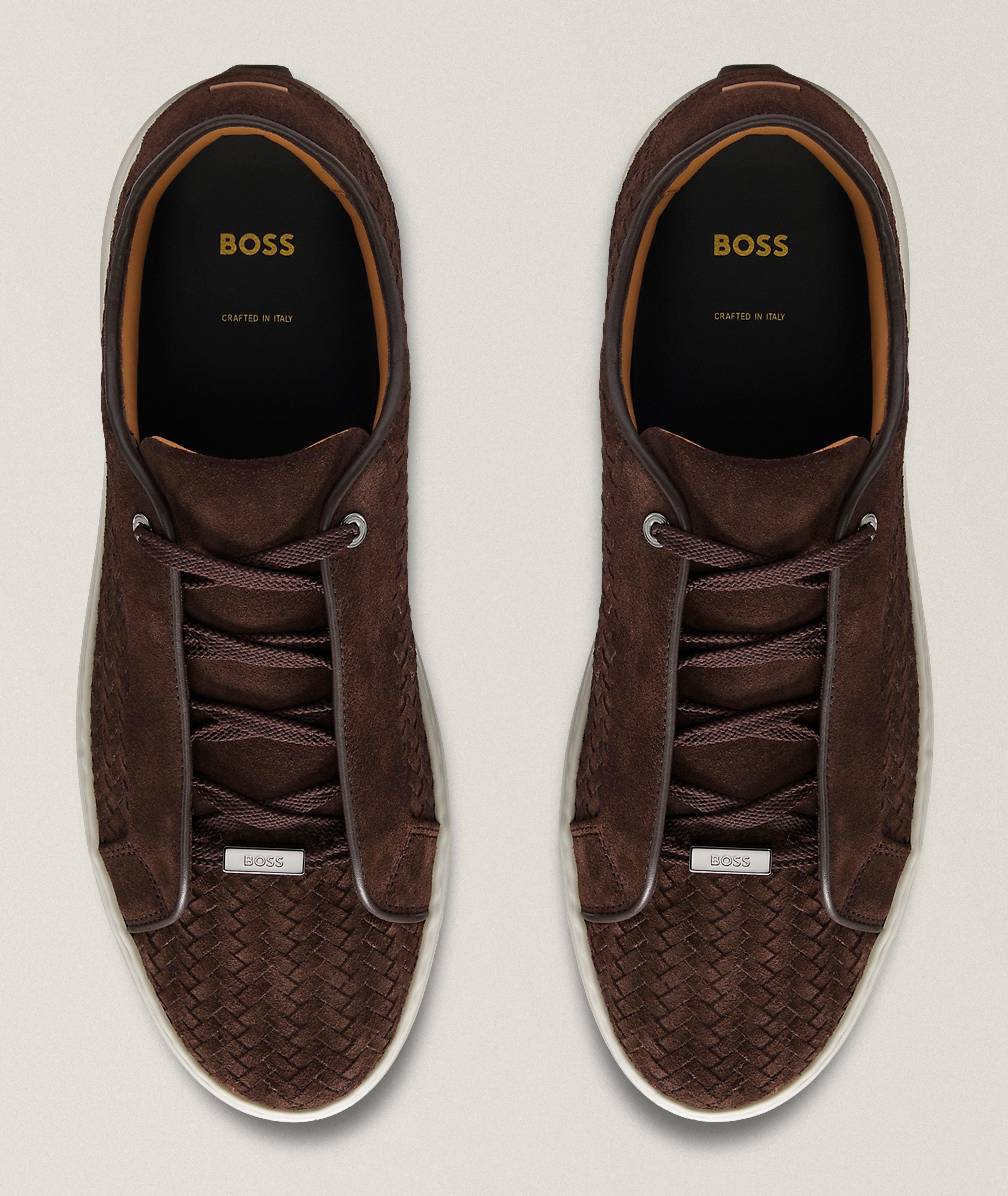 Gary Woven Suede Tennis Sneakers image 1