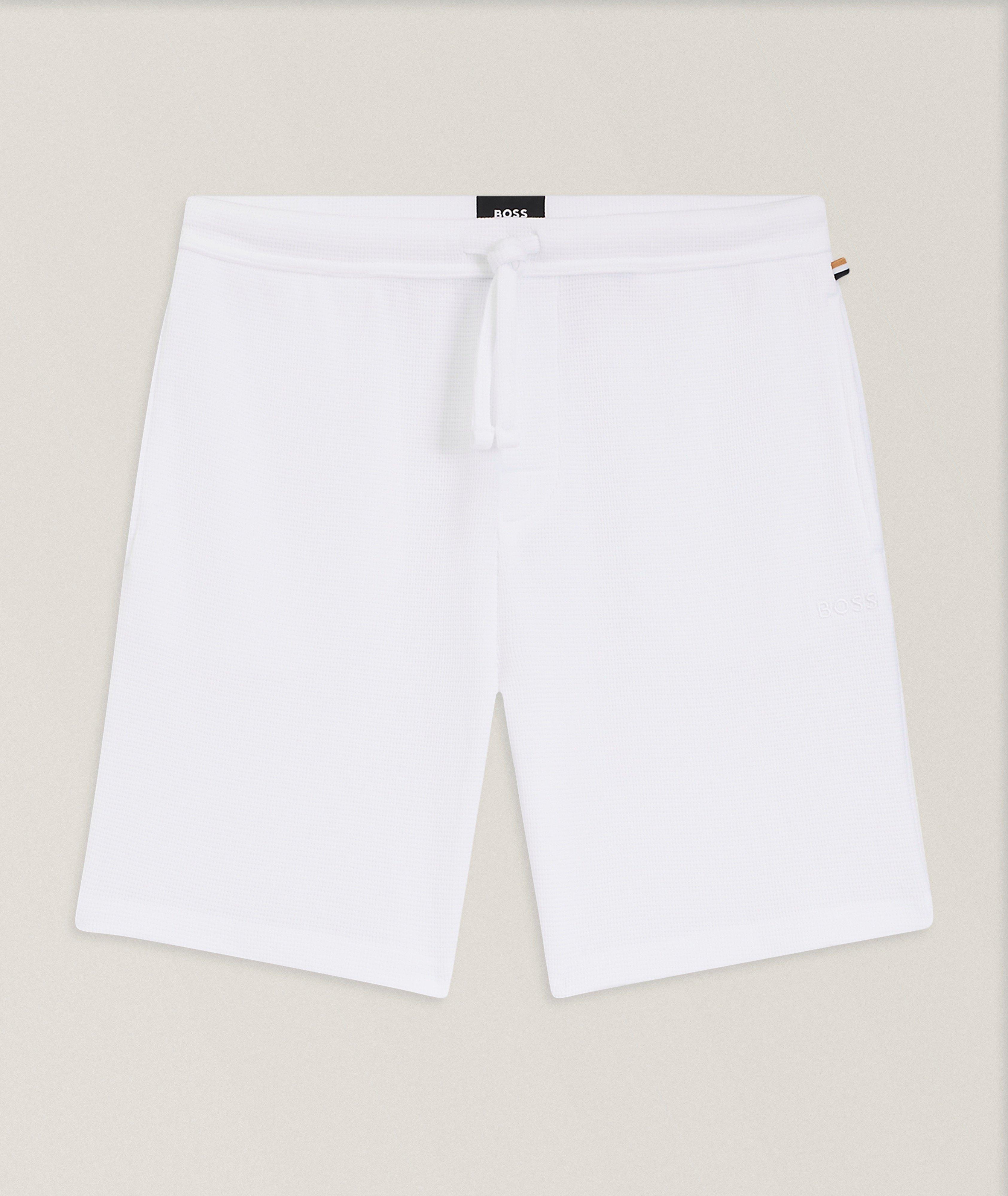 Short de pyjama coton-mélange gaufré image 0