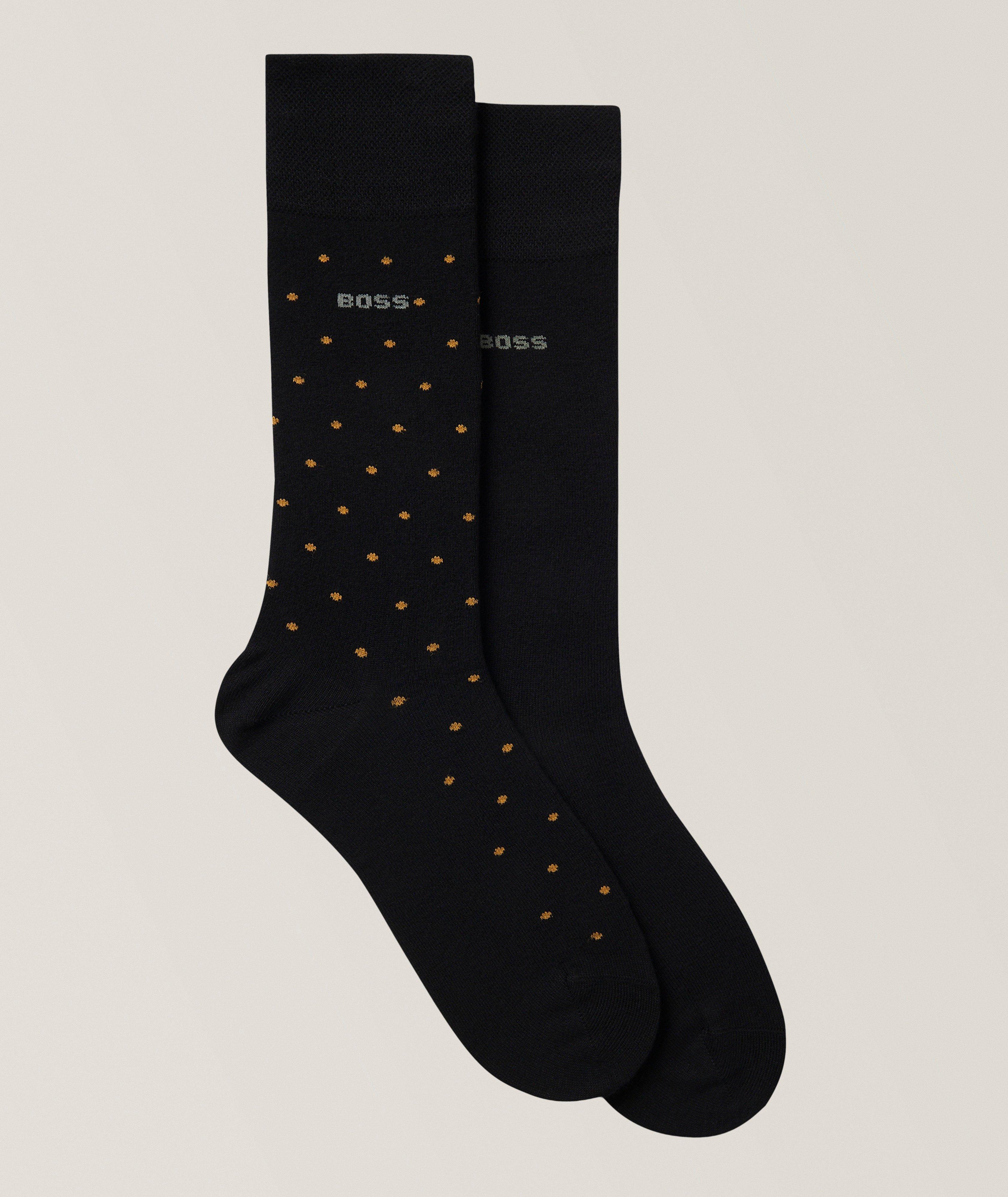 Two-Pack Mini Dot Socks image 0