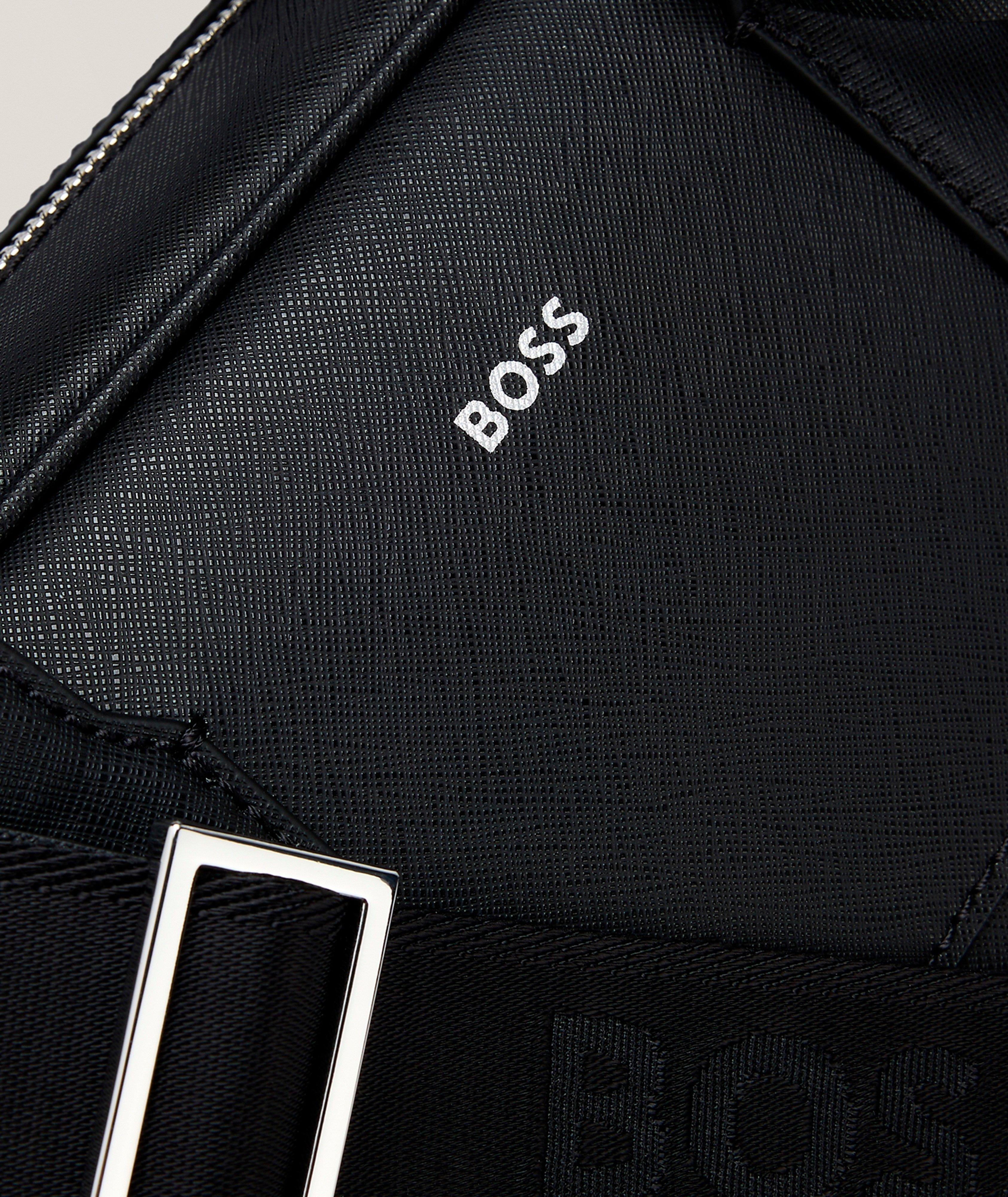 Zair Foil Logo Leather Document Case image 3
