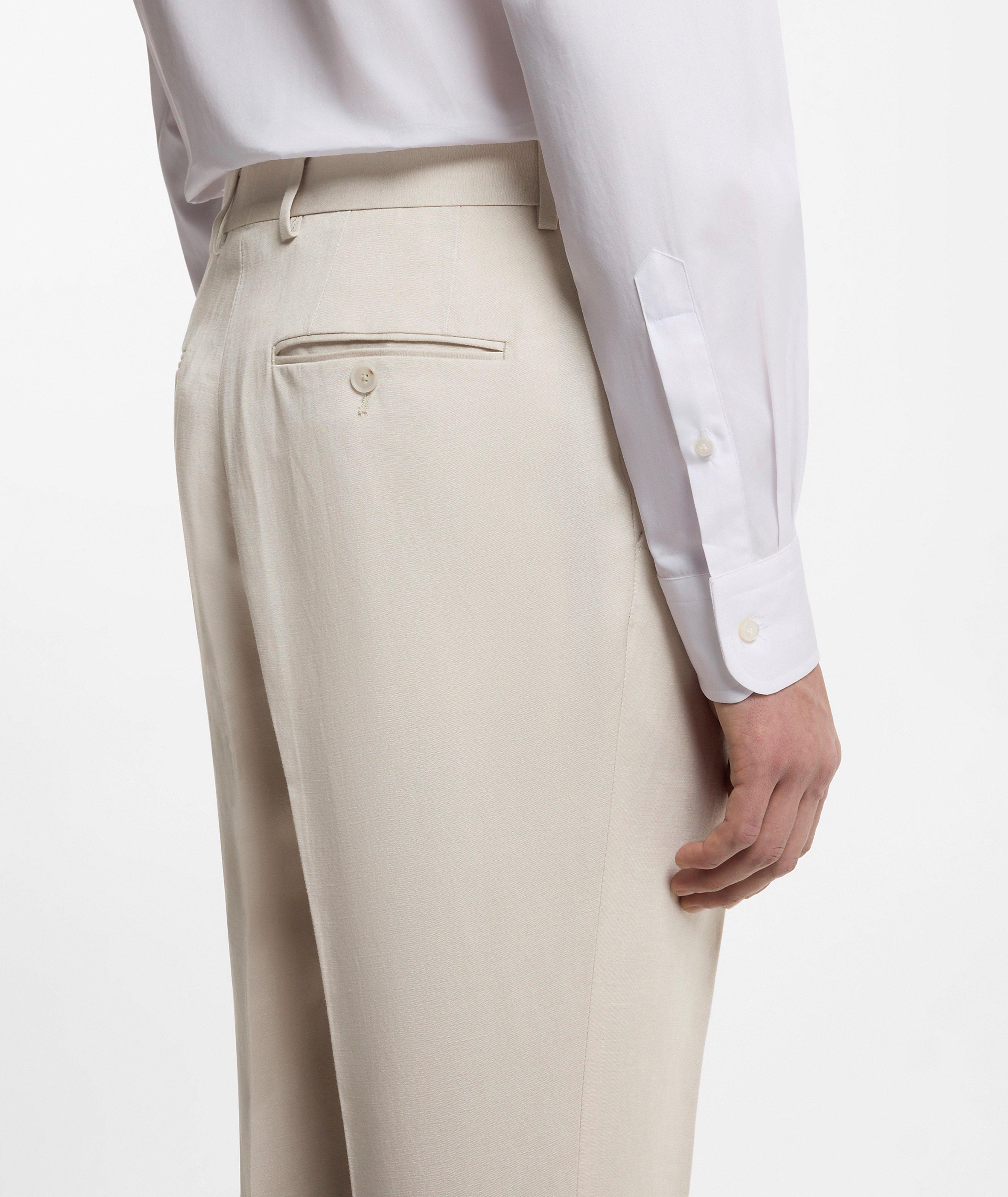 BOSS BY BECKHAM Linen-Blend Dress Pants  image 4