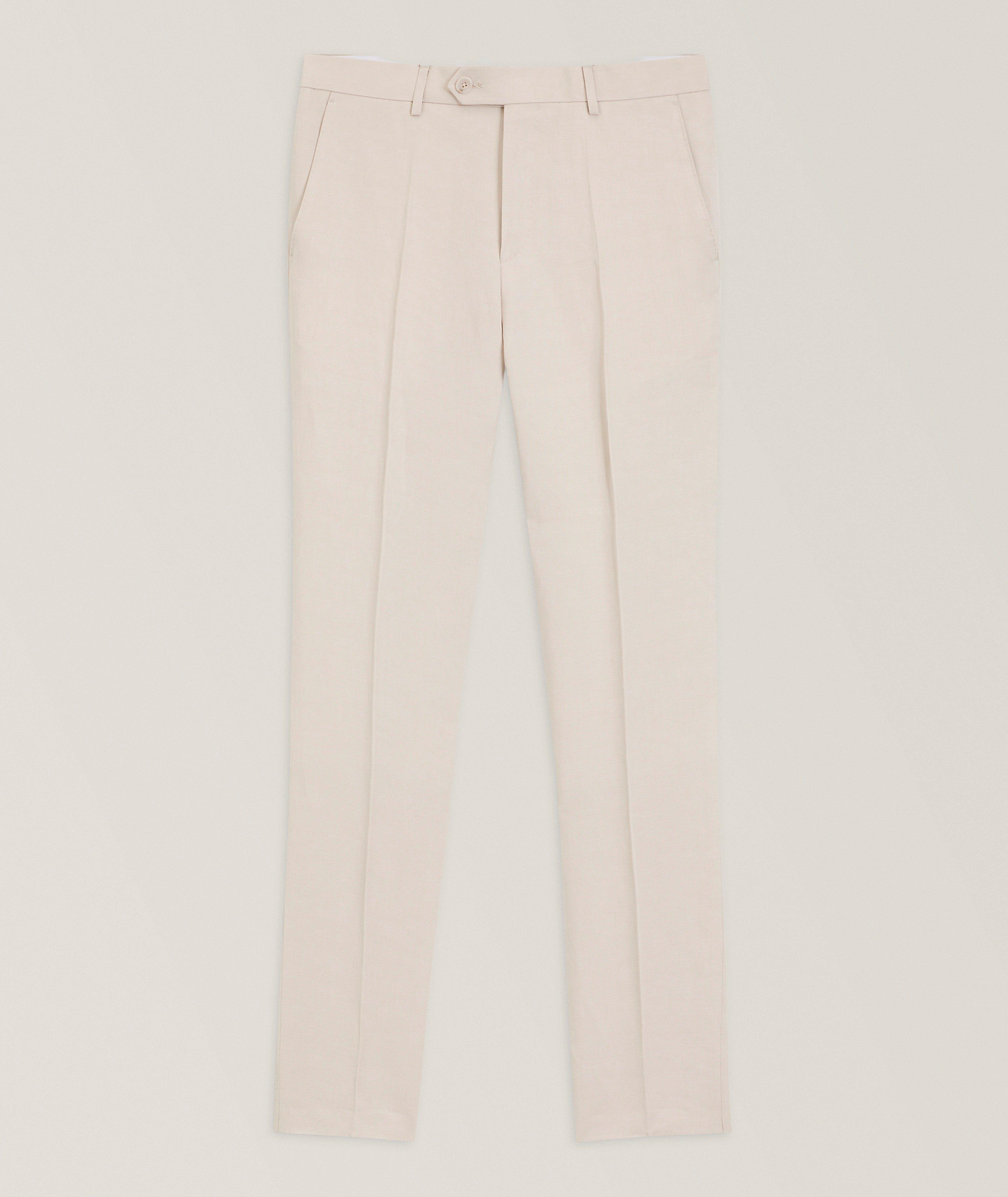 BOSS BOSS BY BECKHAM Linen-Blend Dress Pants 