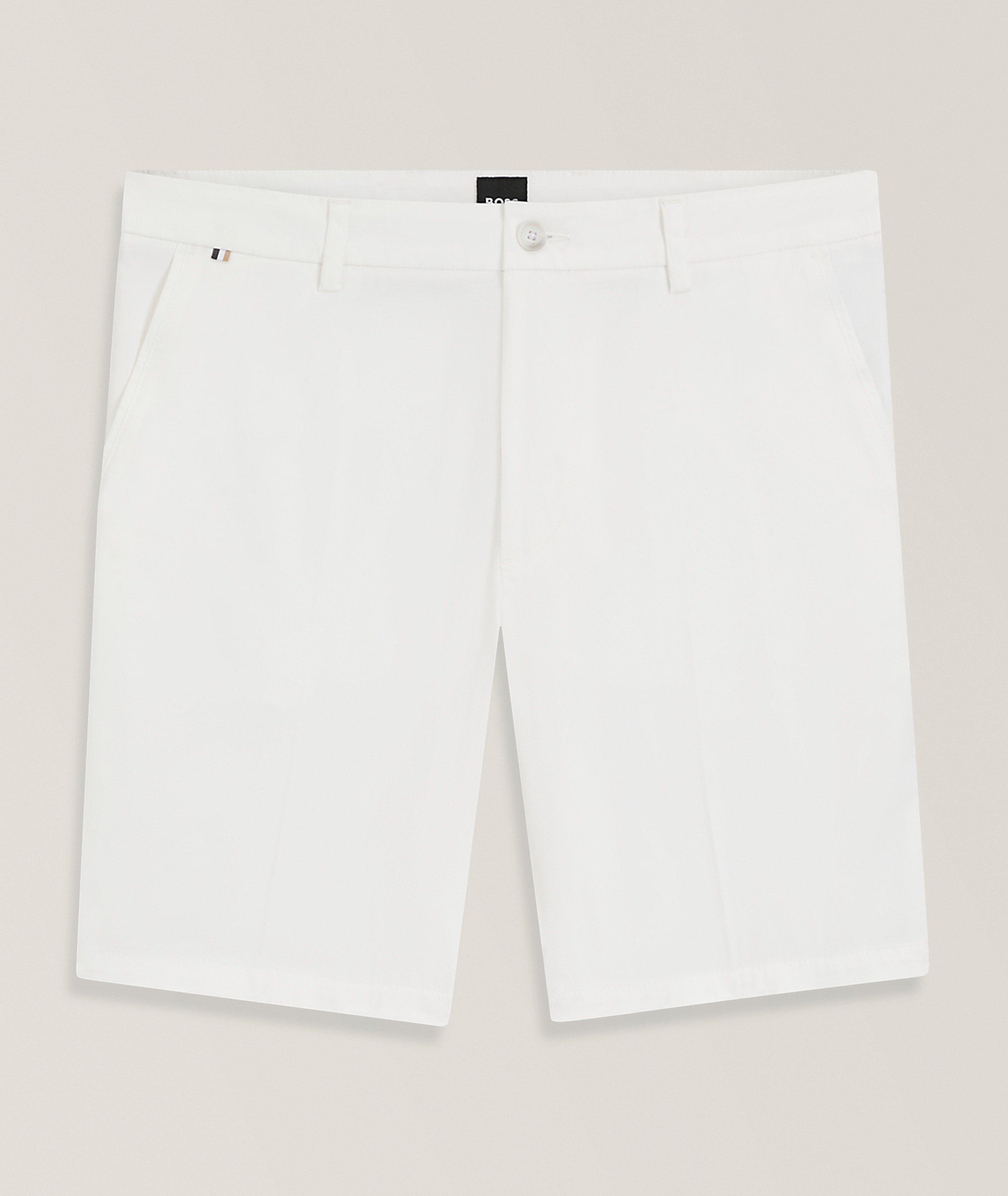 BOSS Kane Stretch-Cotton Twill Shorts