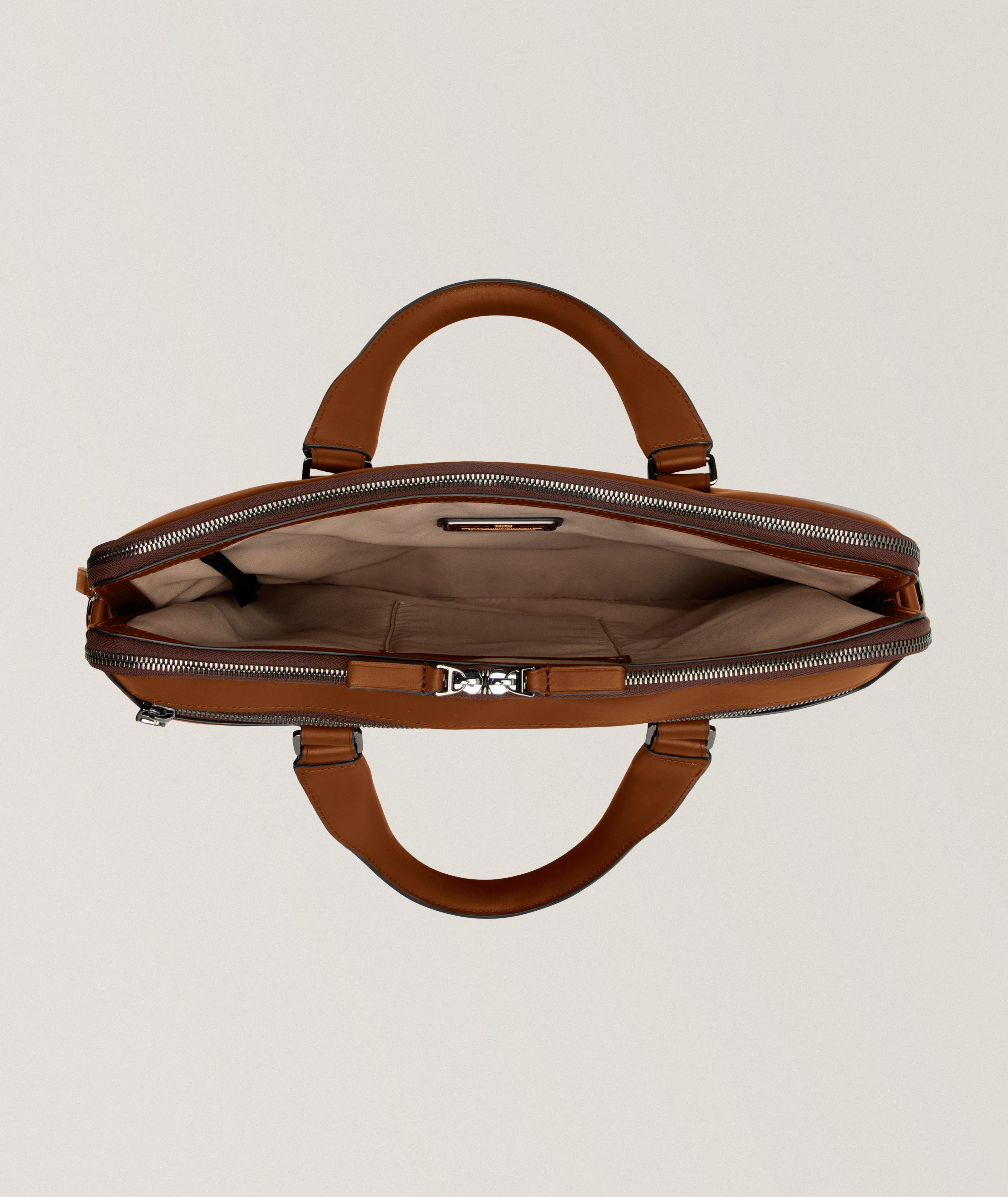 Porte-document mince en cuir Harrison Sycamore image 2
