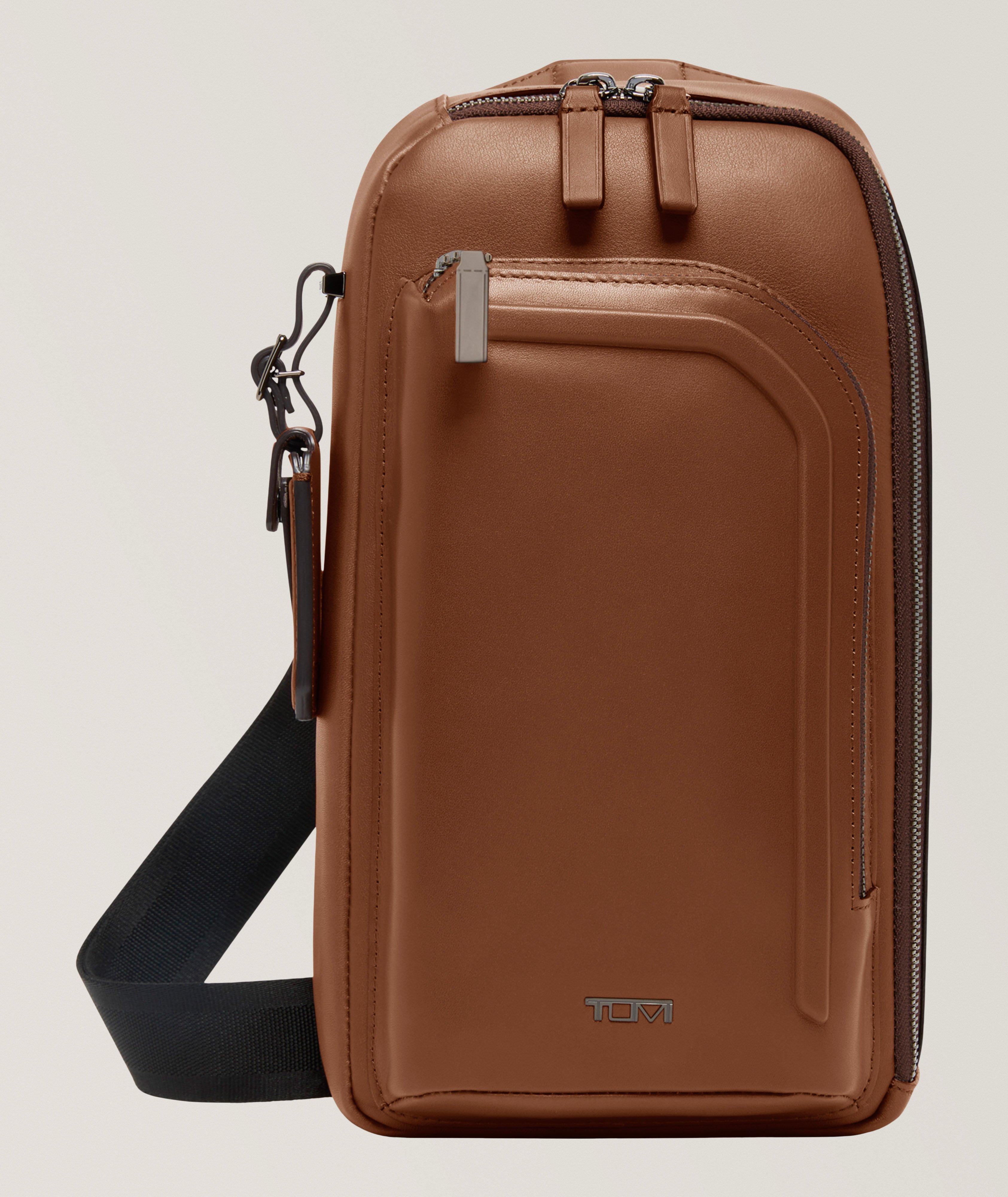 Tumi Sac bandoulière en cuir Gregory