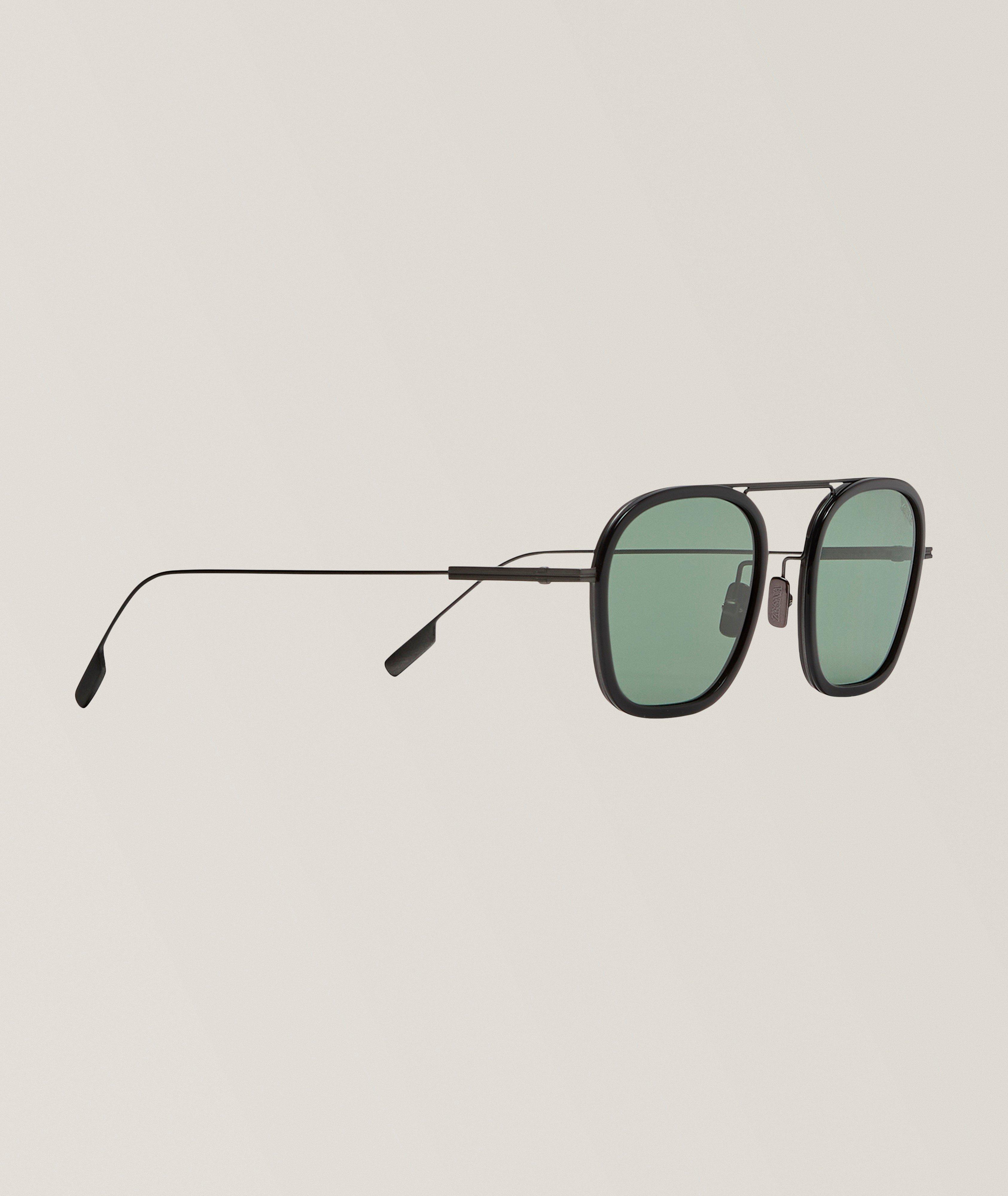 Orizzonte 1 Titanium Square Sunglasses image 1