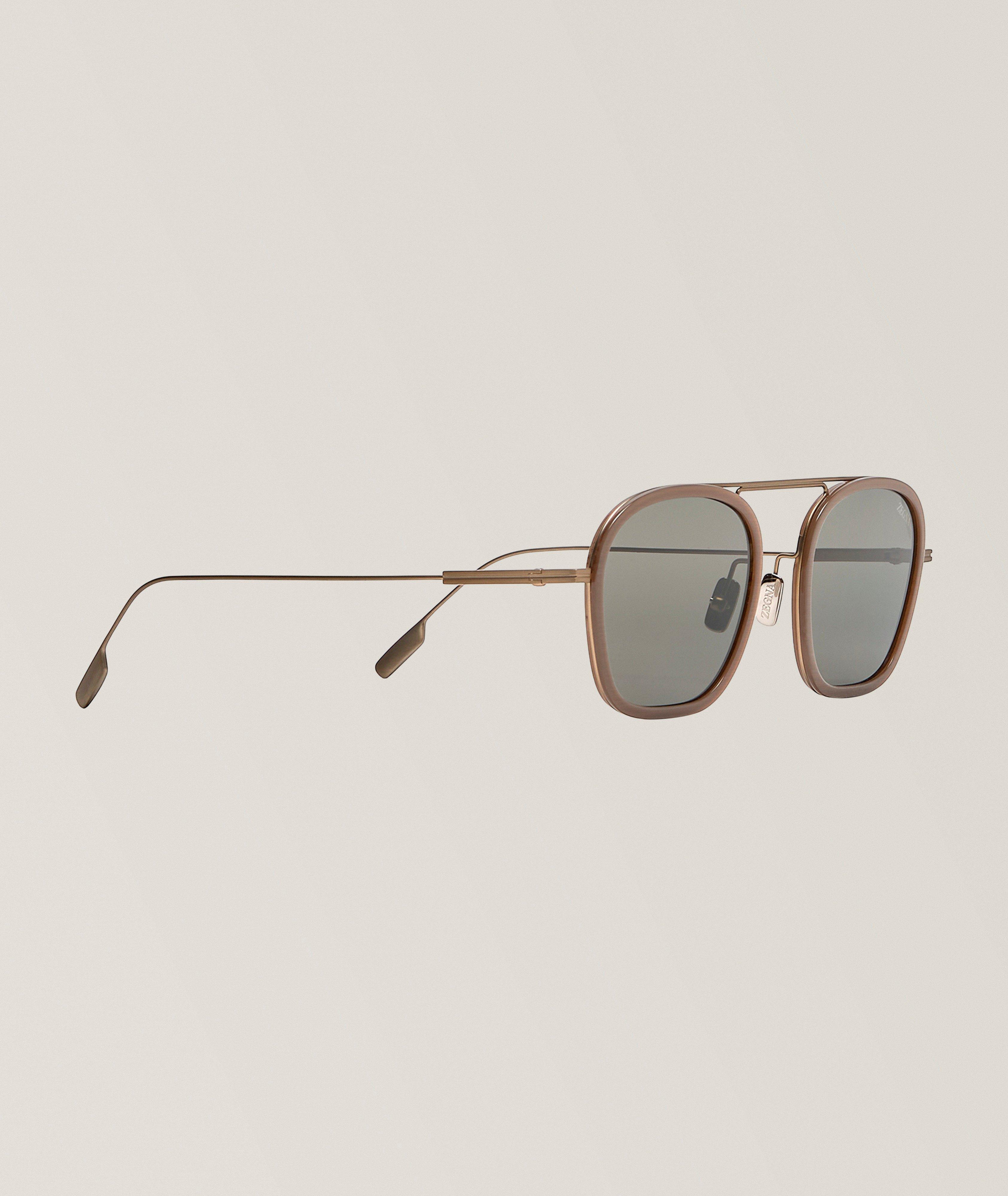 Orizzonte 1 Titanium Square Sunglasses image 1