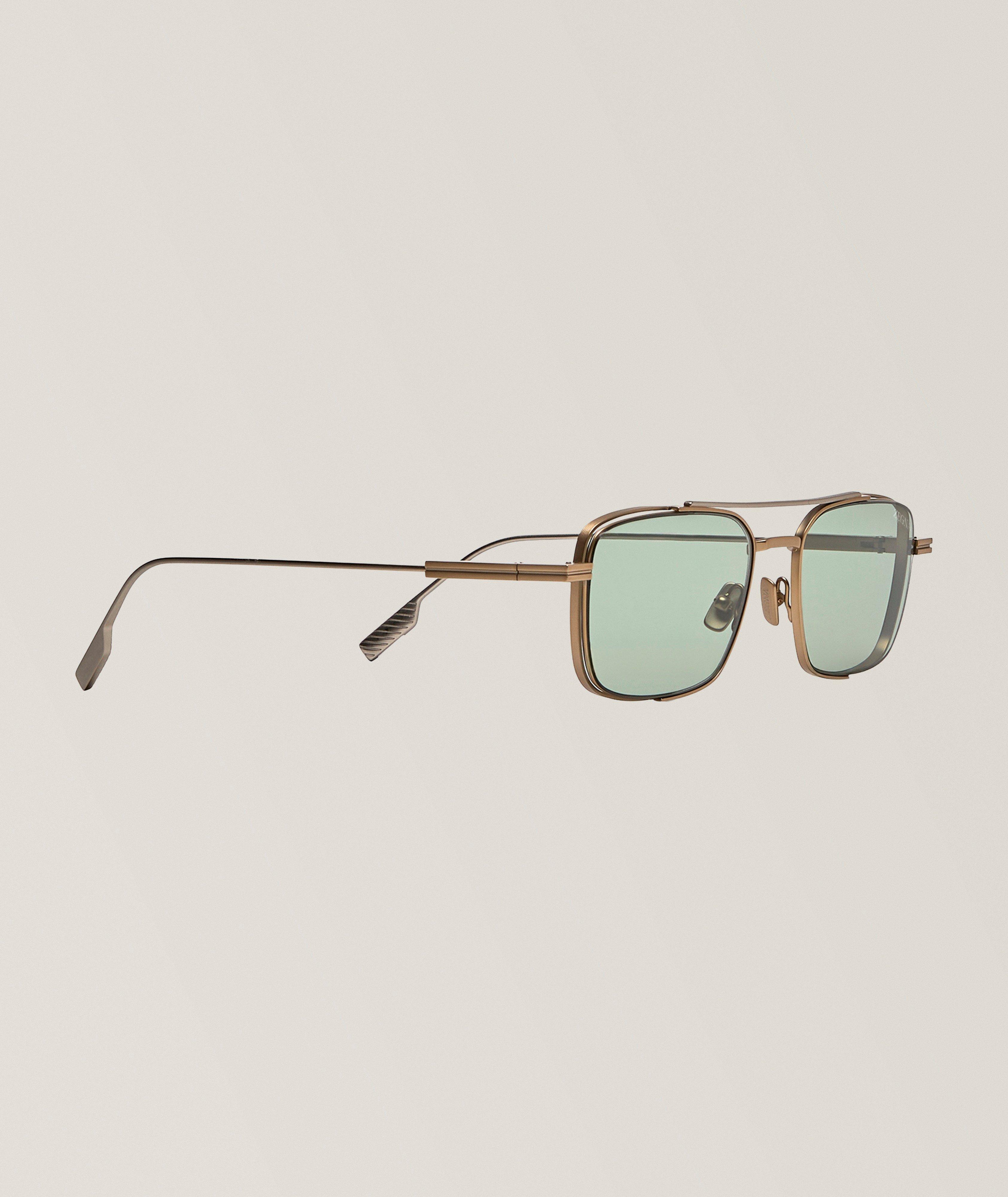 Square Titanium Sunglasses image 1