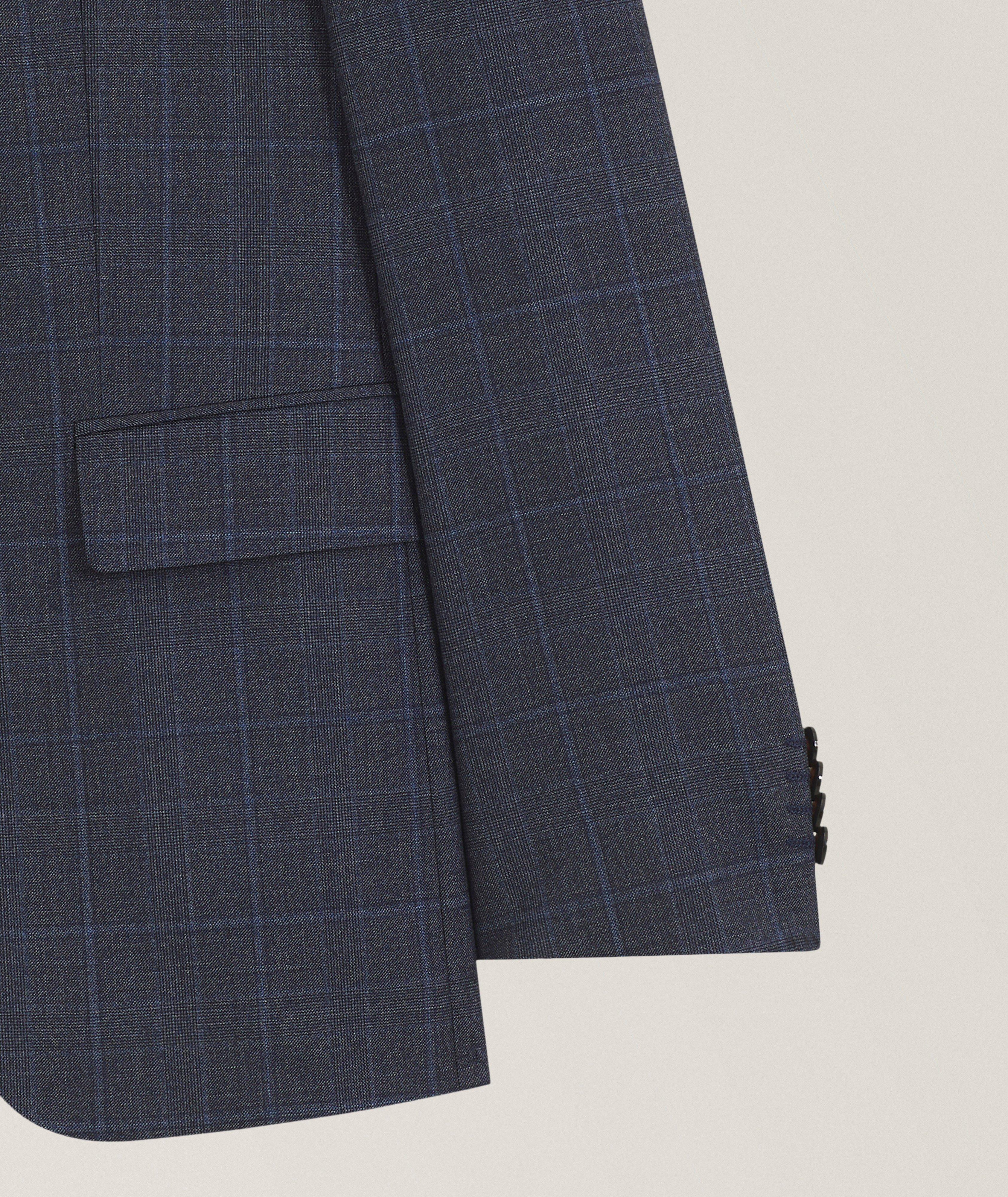 Slim-Fit Checked Wool Suit  image 1