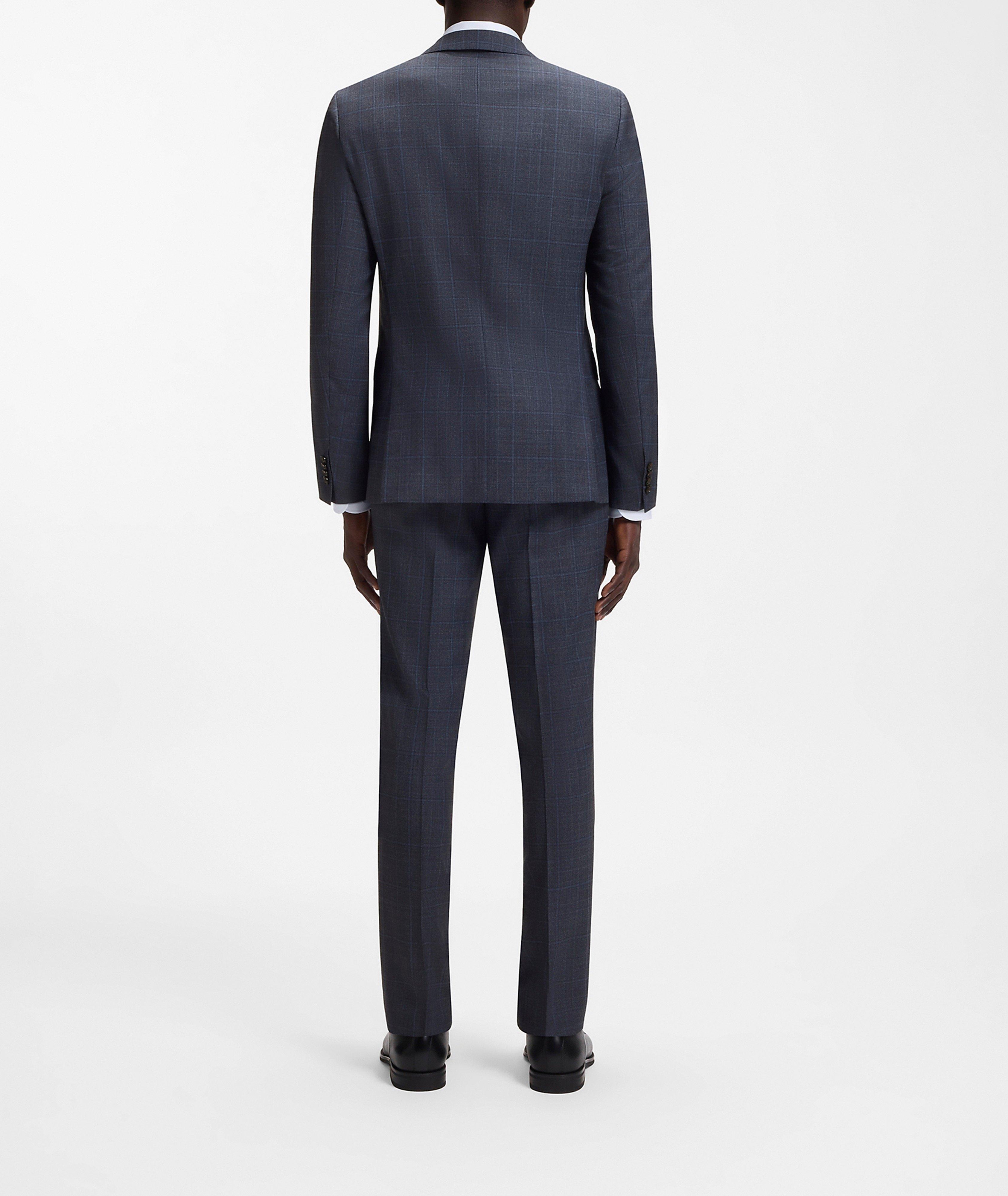 Slim-Fit Checked Wool Suit  image 3