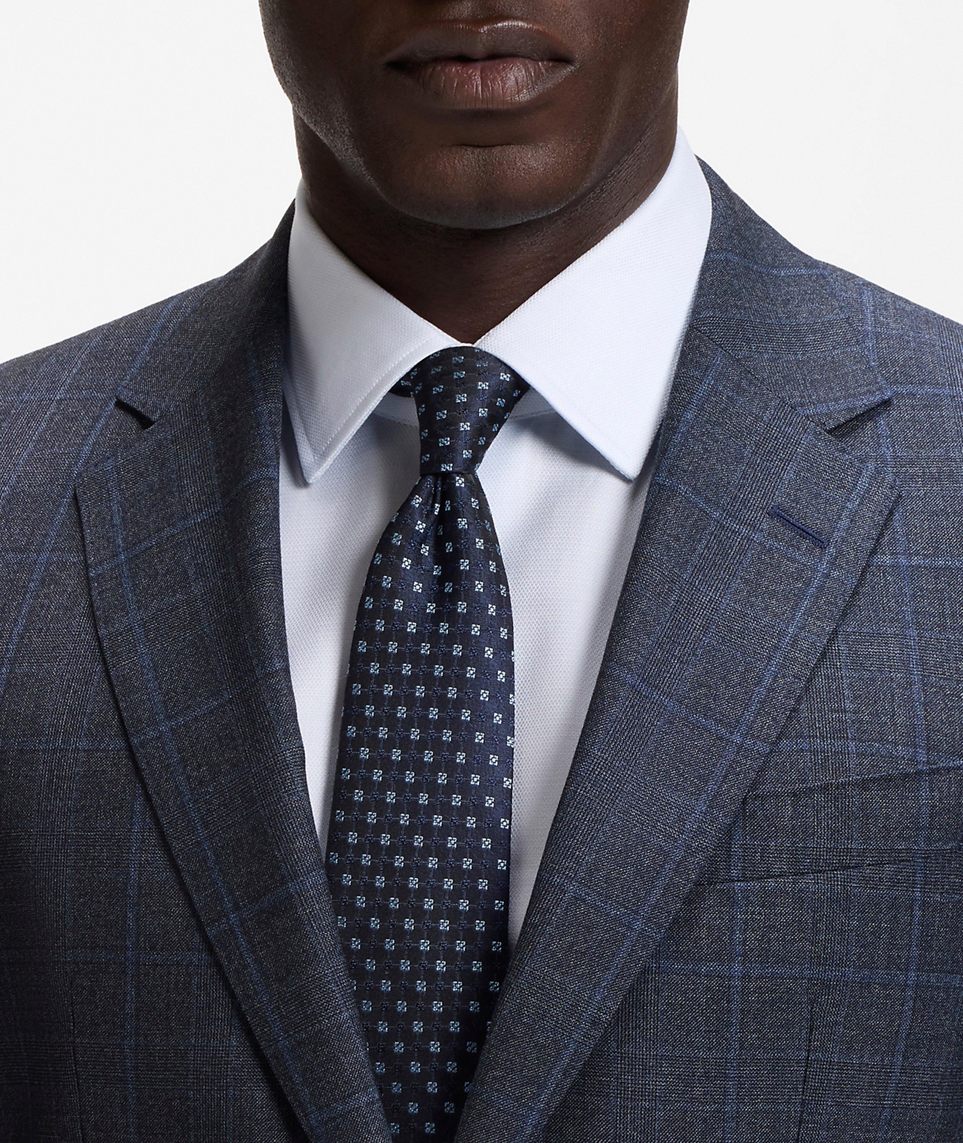 Slim-Fit Checked Wool Suit  image 6
