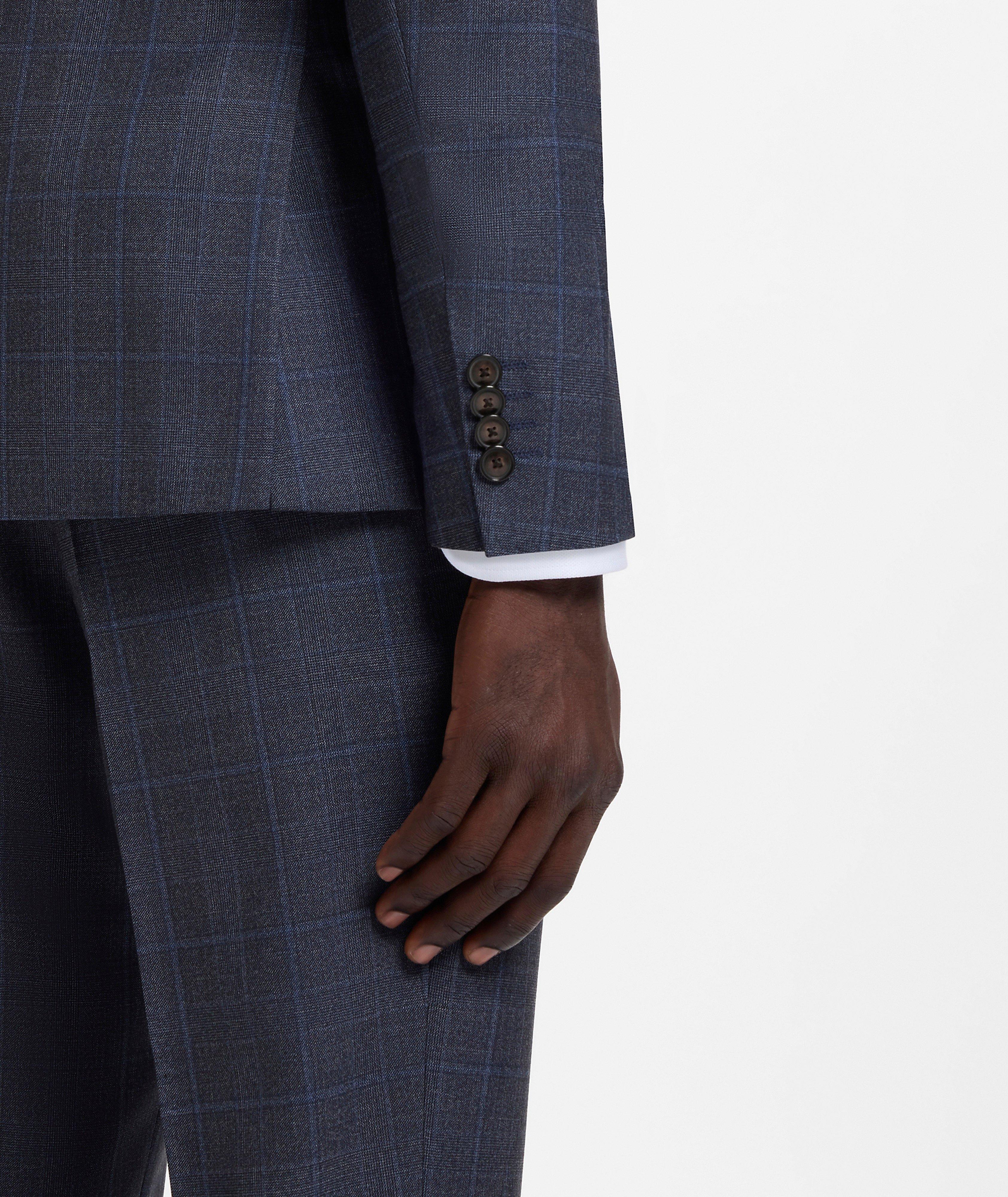 Slim-Fit Checked Wool Suit  image 7