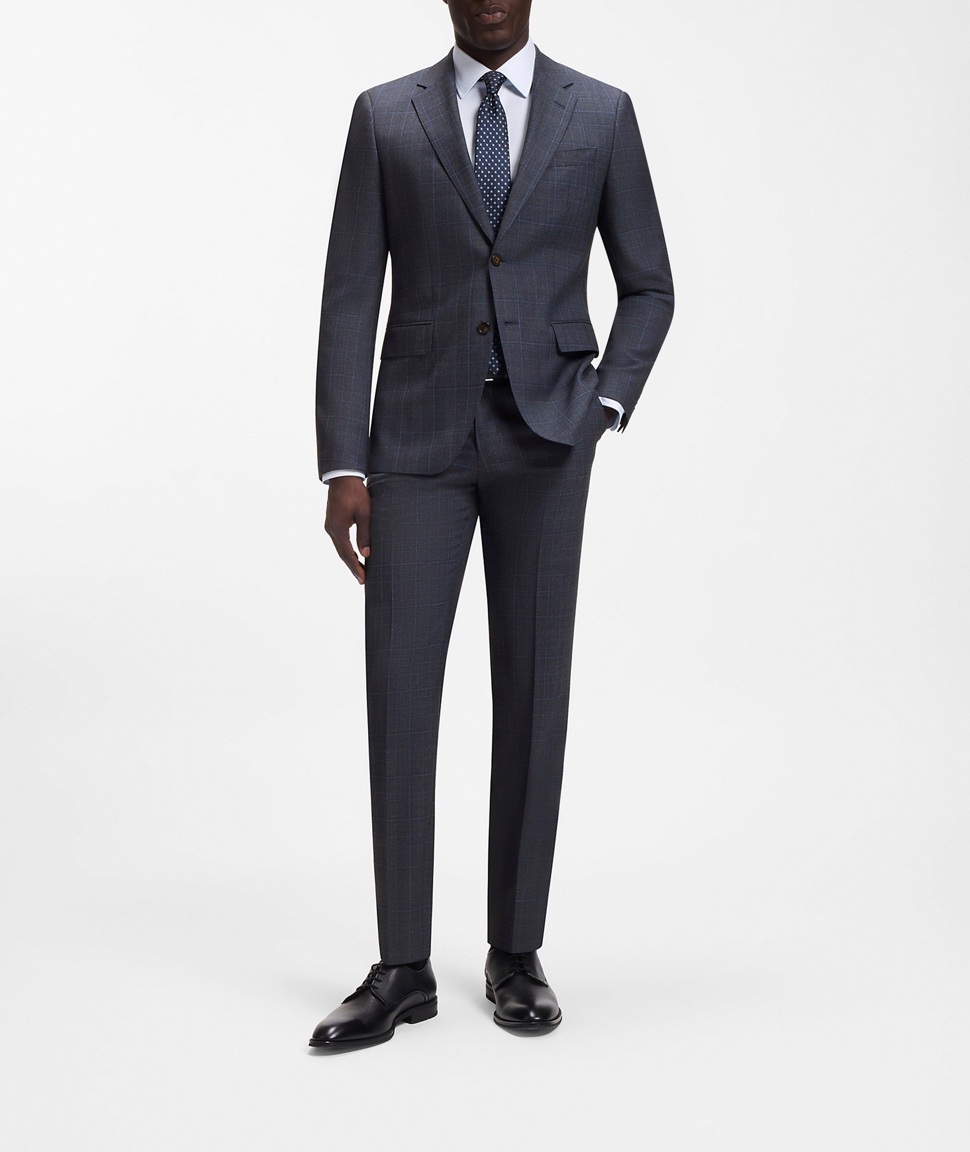 Slim-Fit Checked Wool Suit  image 8