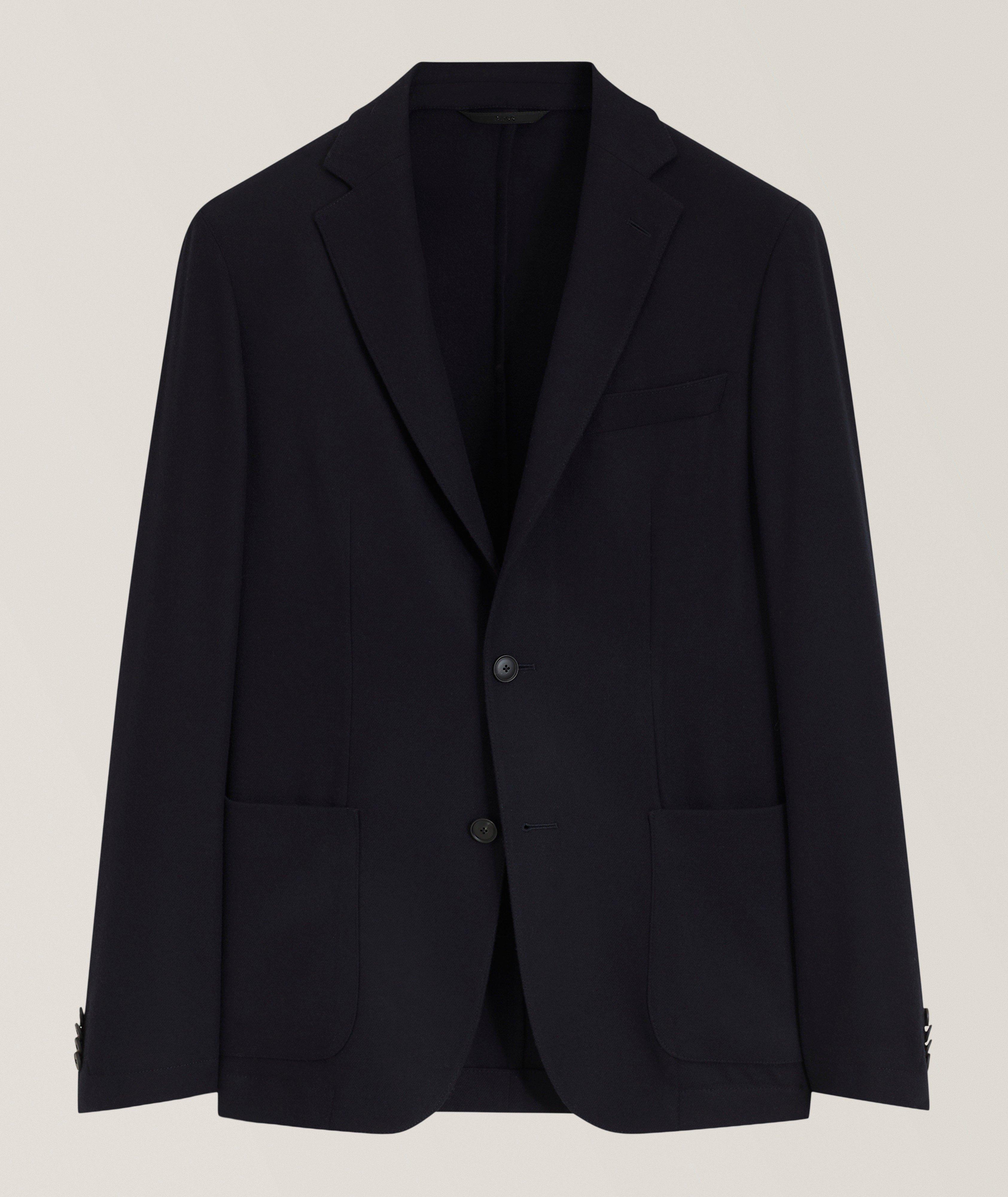 BOSS Hanry Slim-Fit Washable Flannel Sport Jacket 