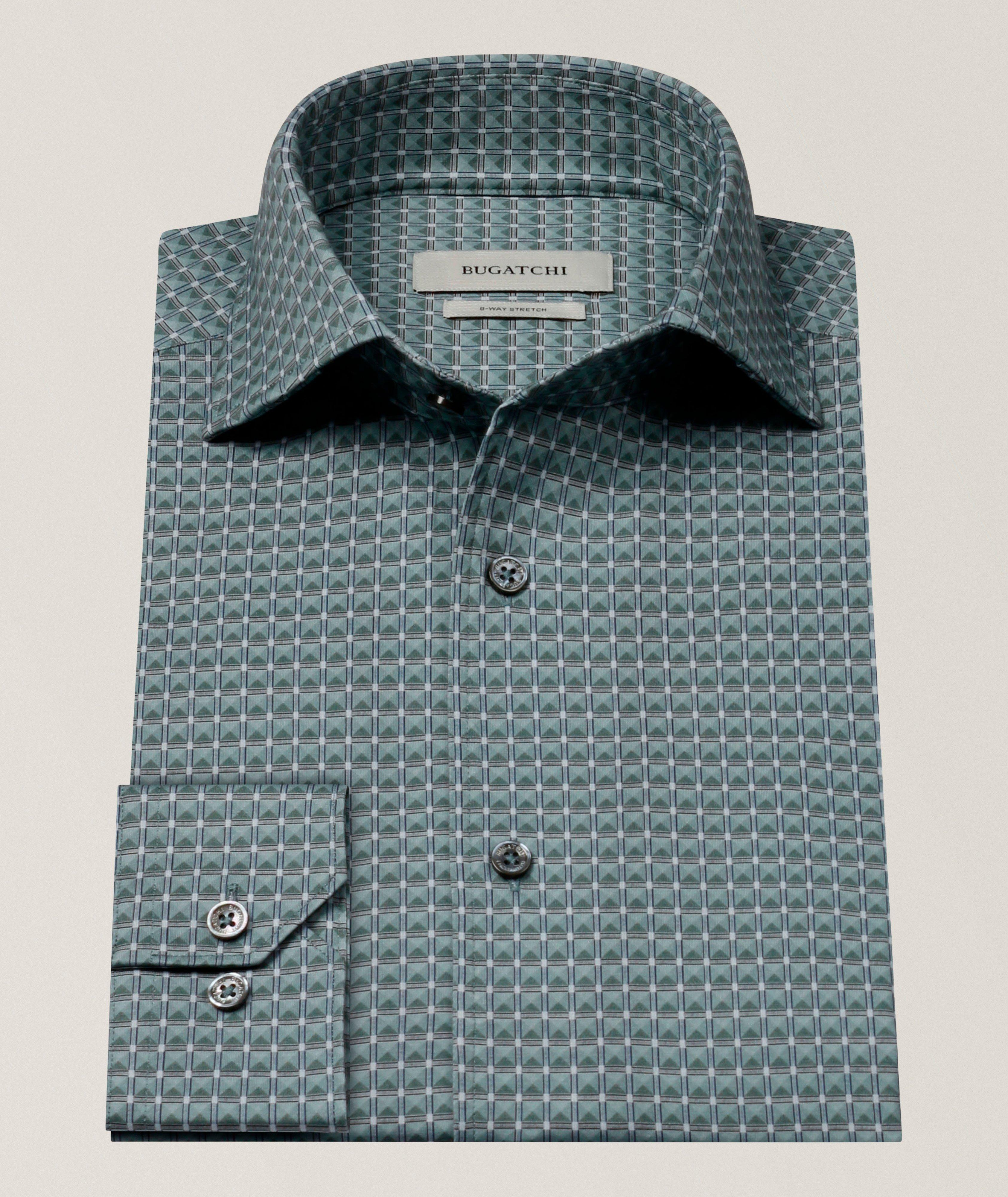 Bugatchi Geometric Square OoohCotton Shirt