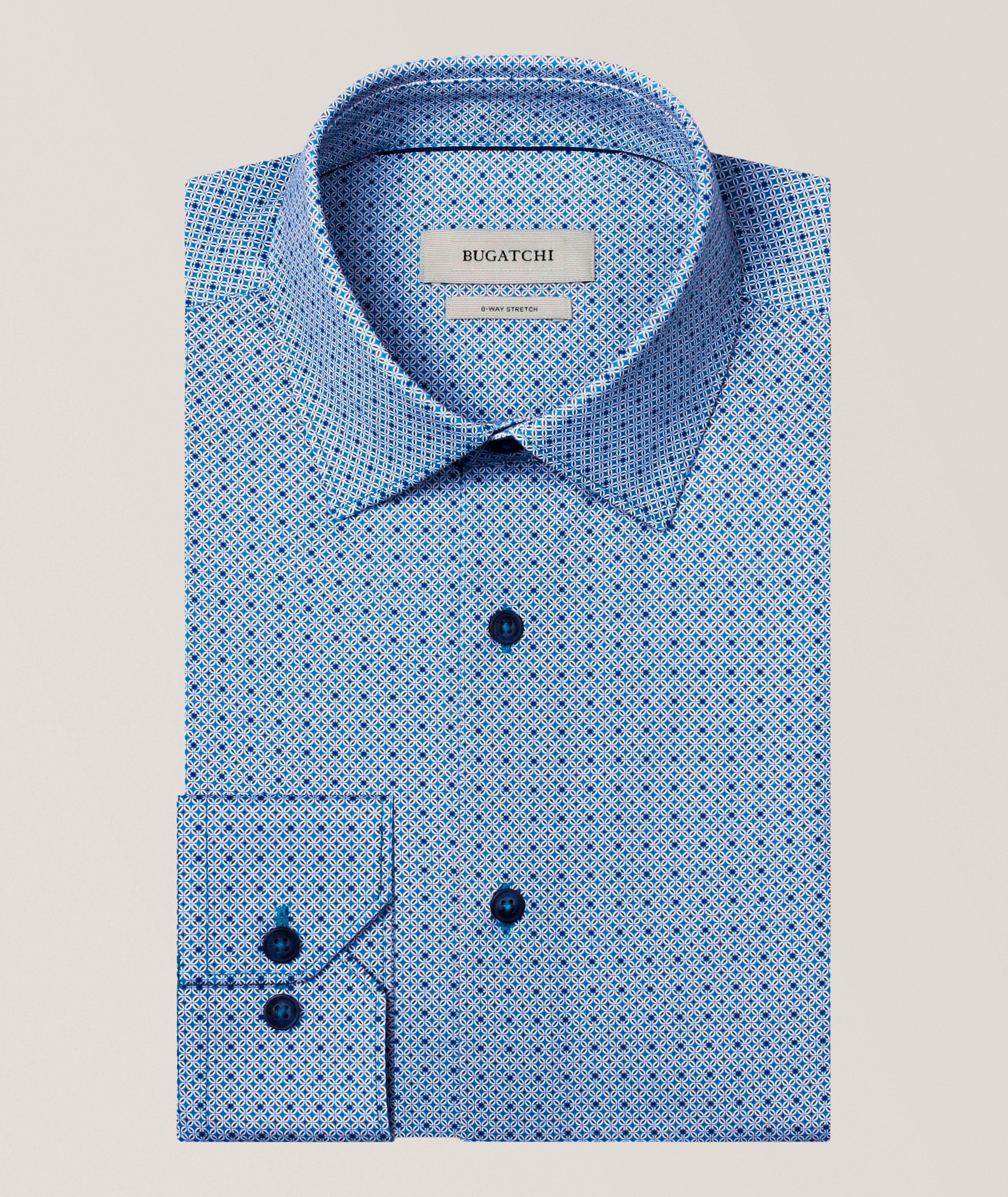 Bugatchi Micro-Print OoohCotton Shirt