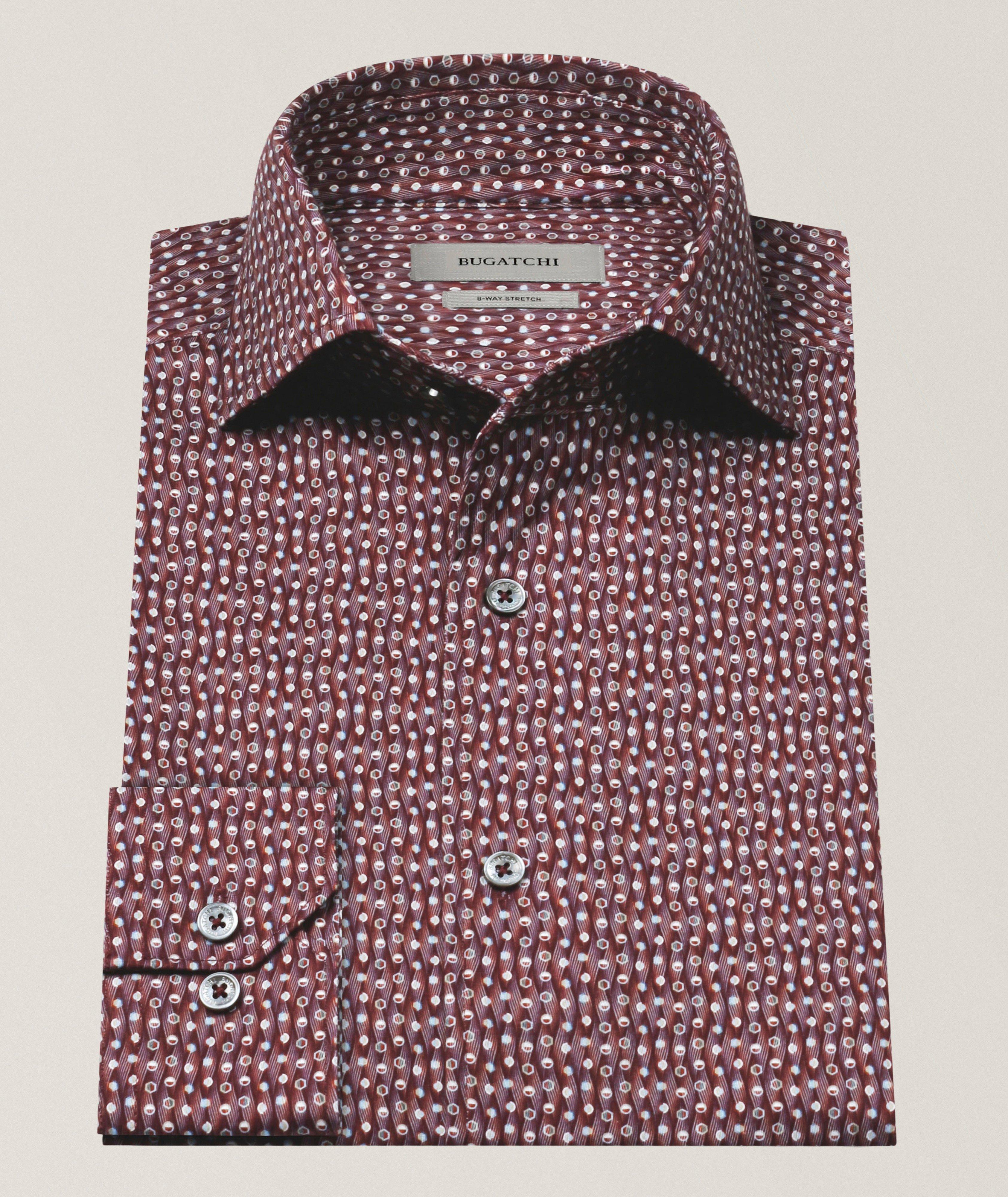 Bugatchi Devon Micro-Print OoohCotton Shirt