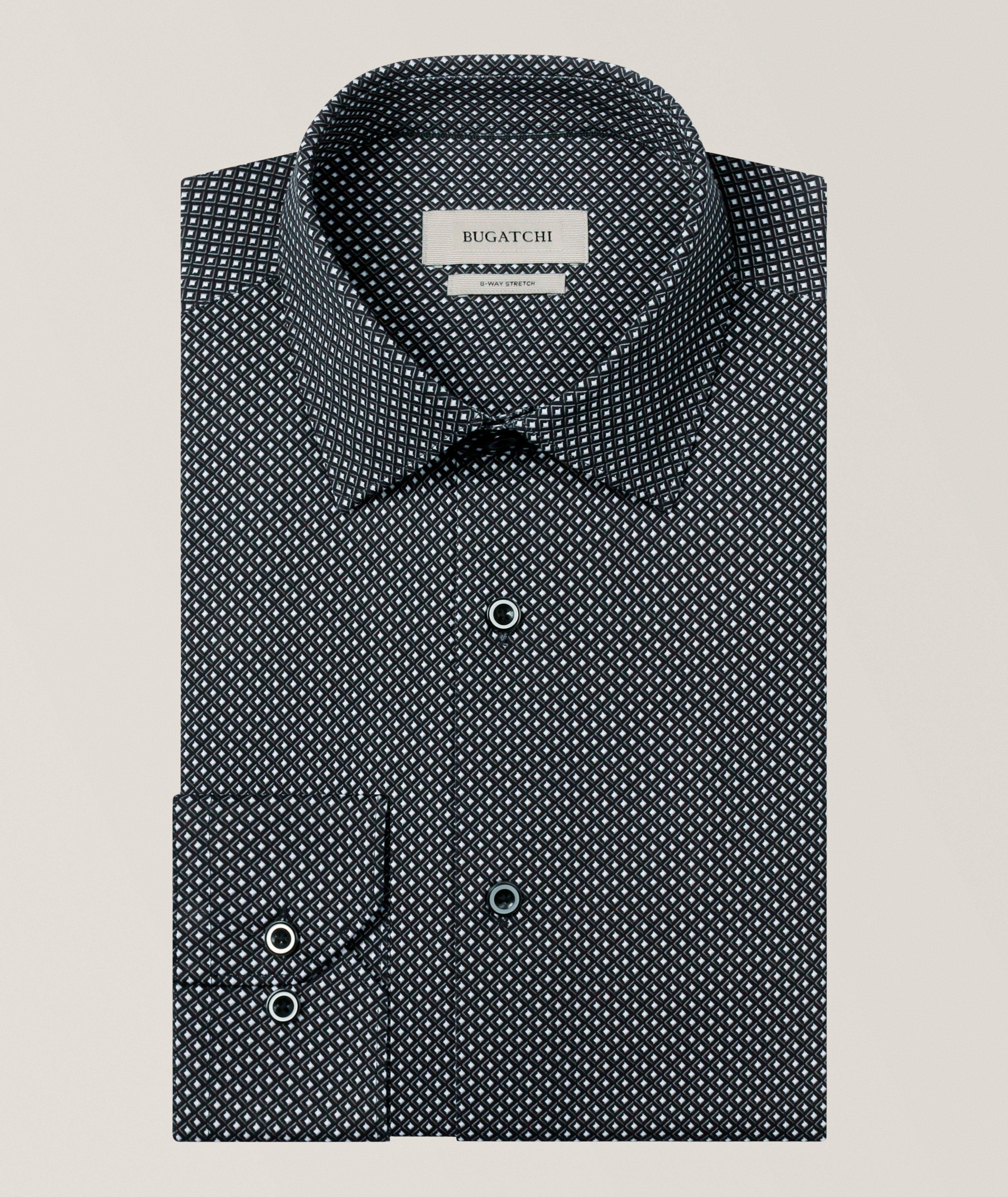 Bugatchi James Micro-Print OoohCotton Shirt
