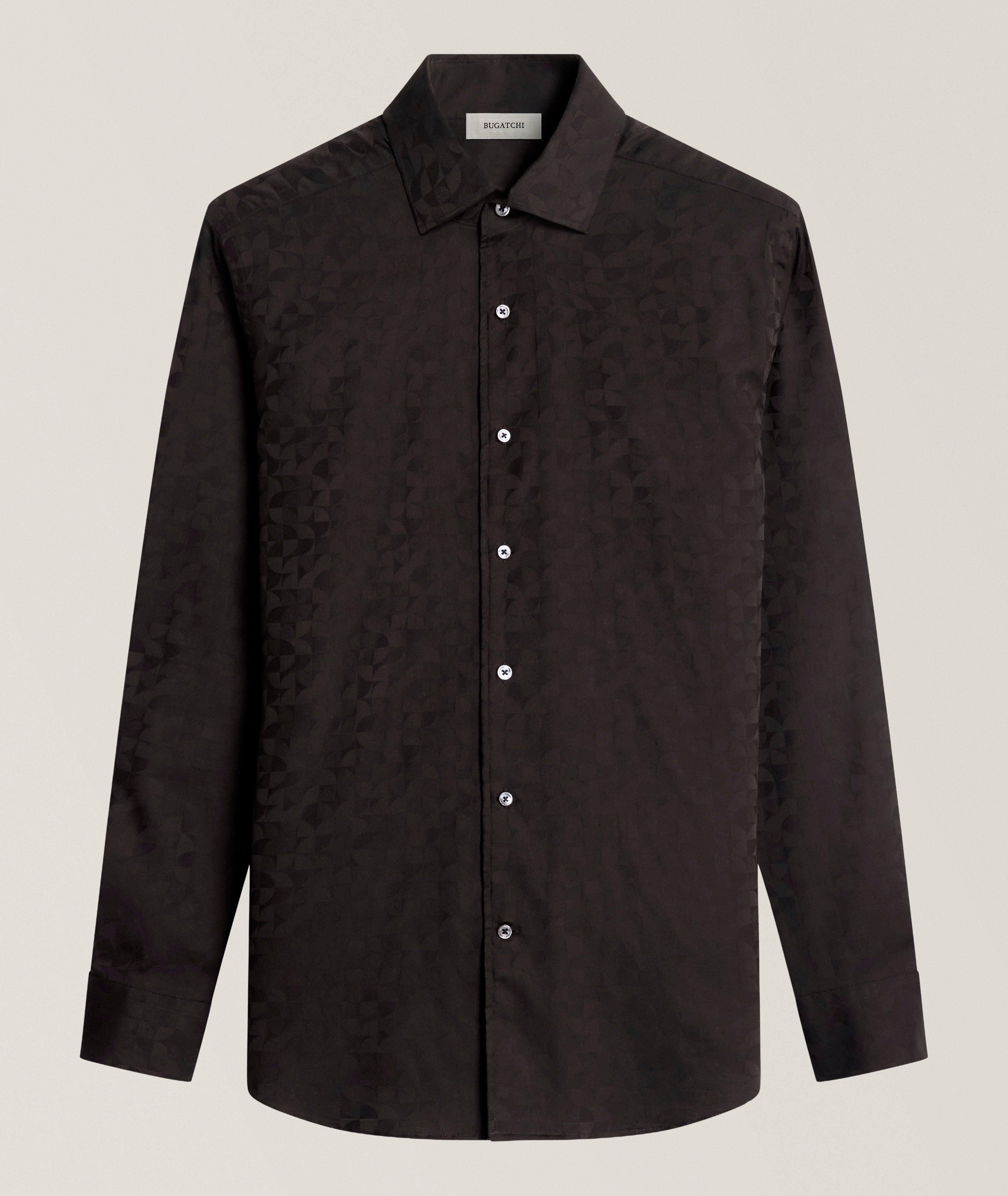 Alvin Tonal Geometric Jacquard Shirt image 0