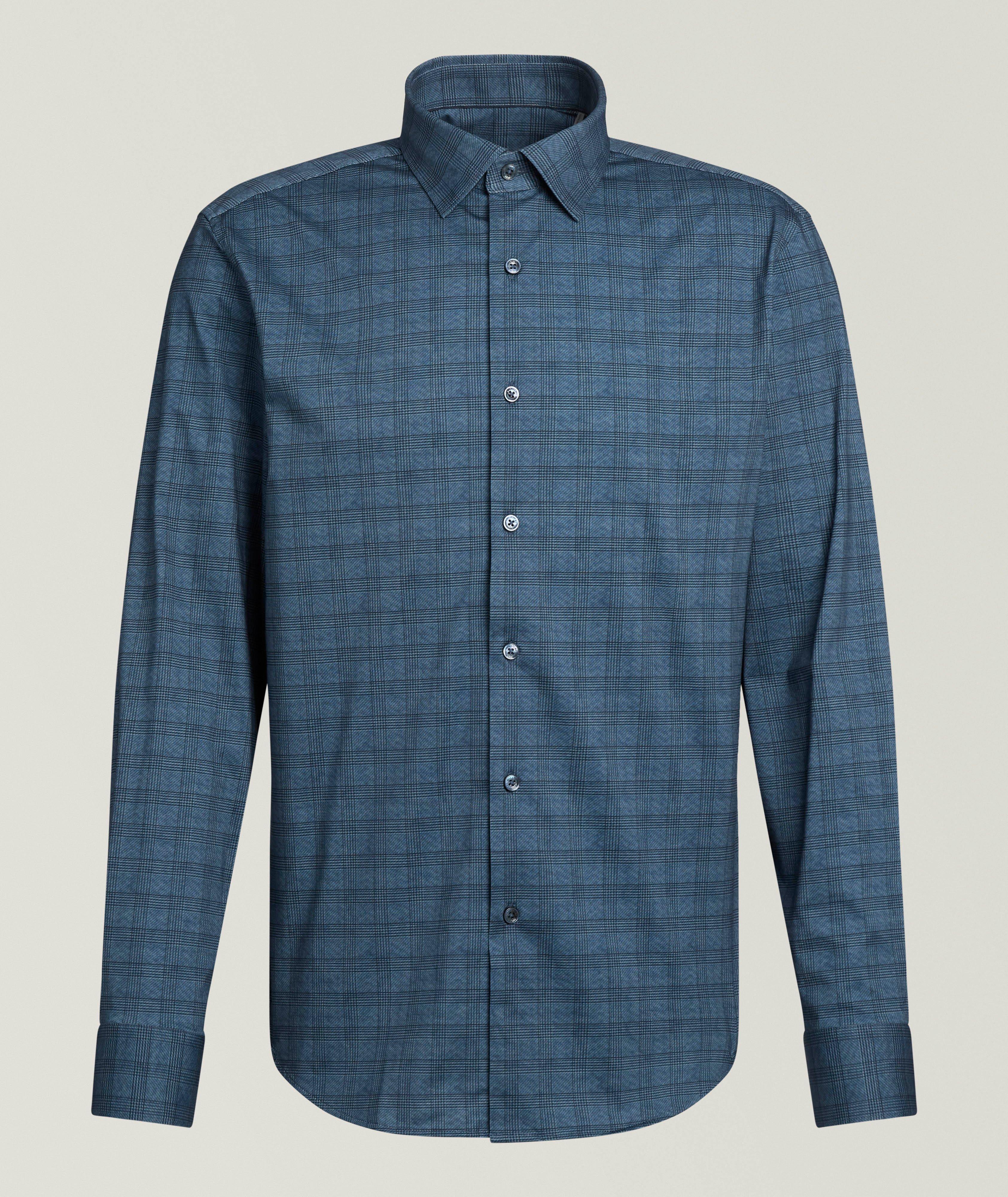 Bugatchi James Check OoohCotton Shirt
