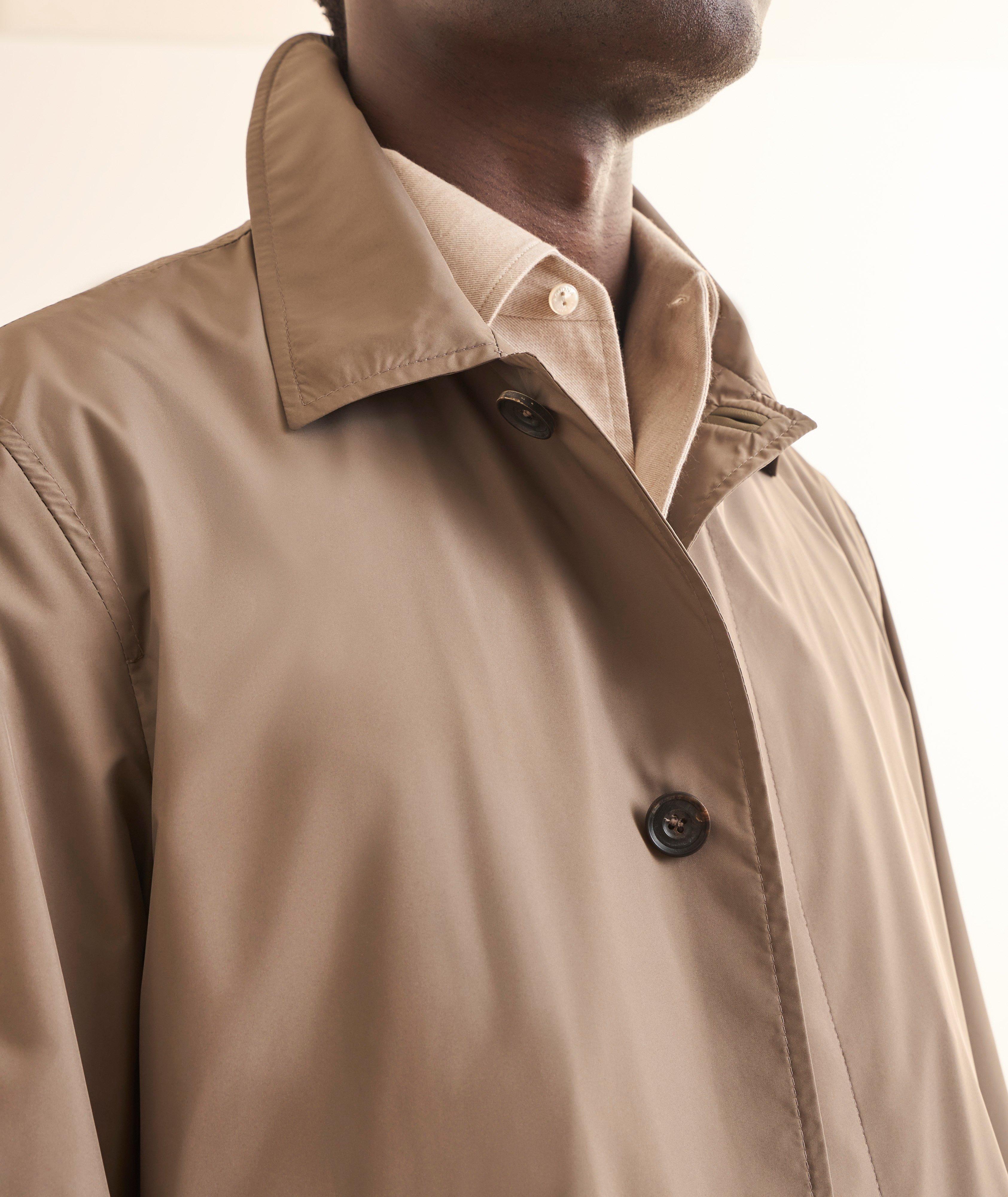 Water-Repellent Trench Raincoat image 3