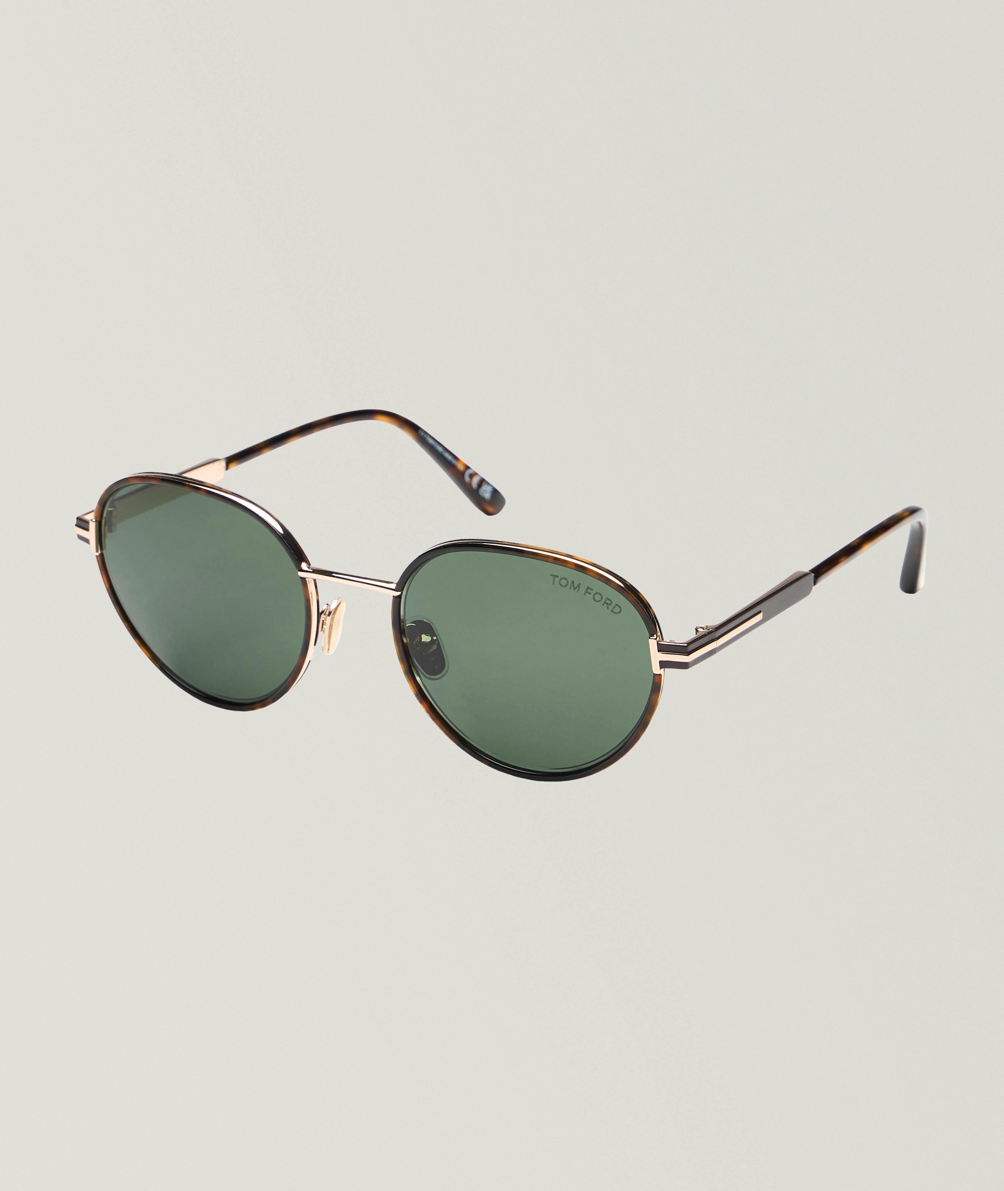 TOM FORD Jet Metal Round Sunglasses