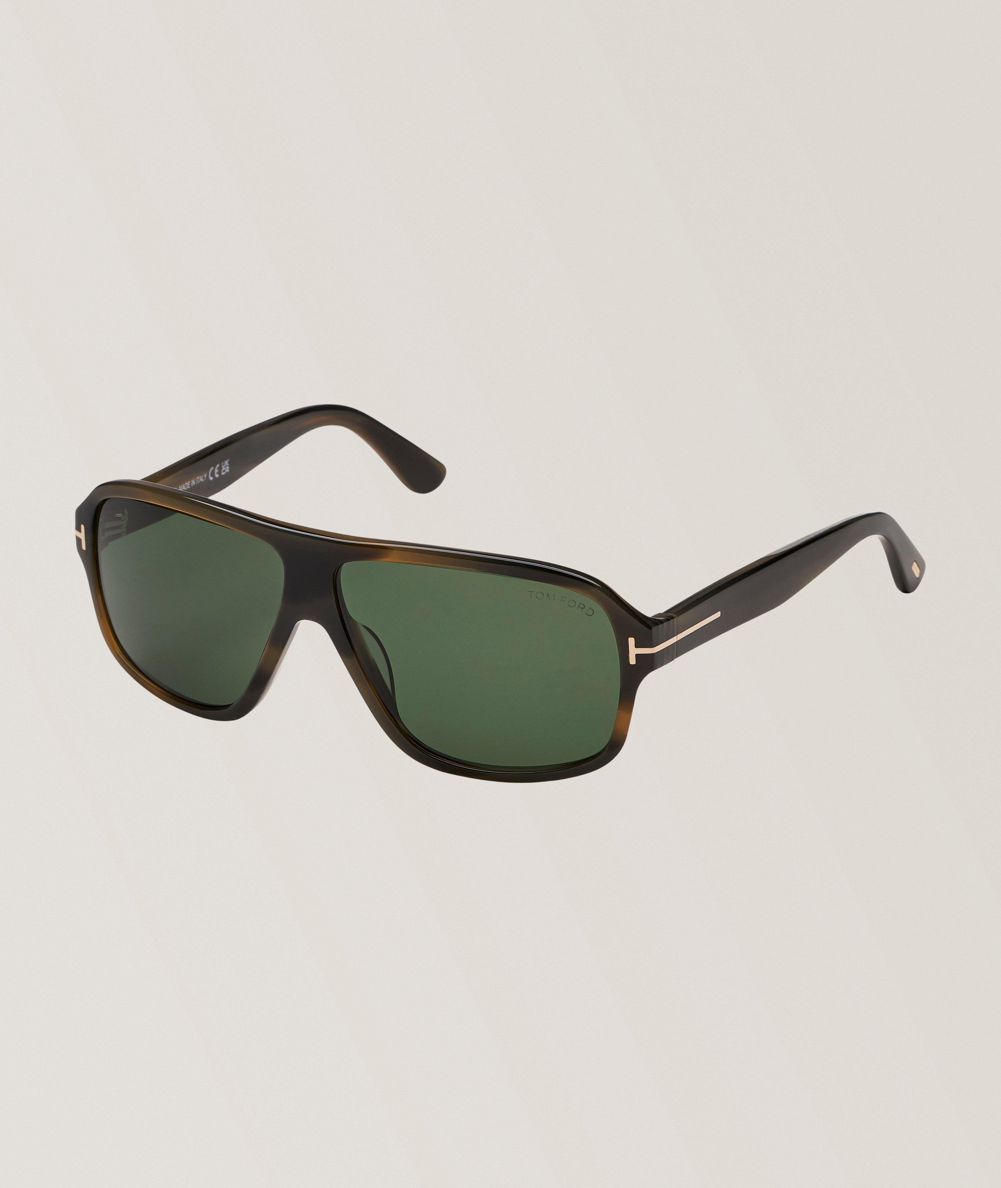 TOM FORD William Havana Navigator Sunglasses