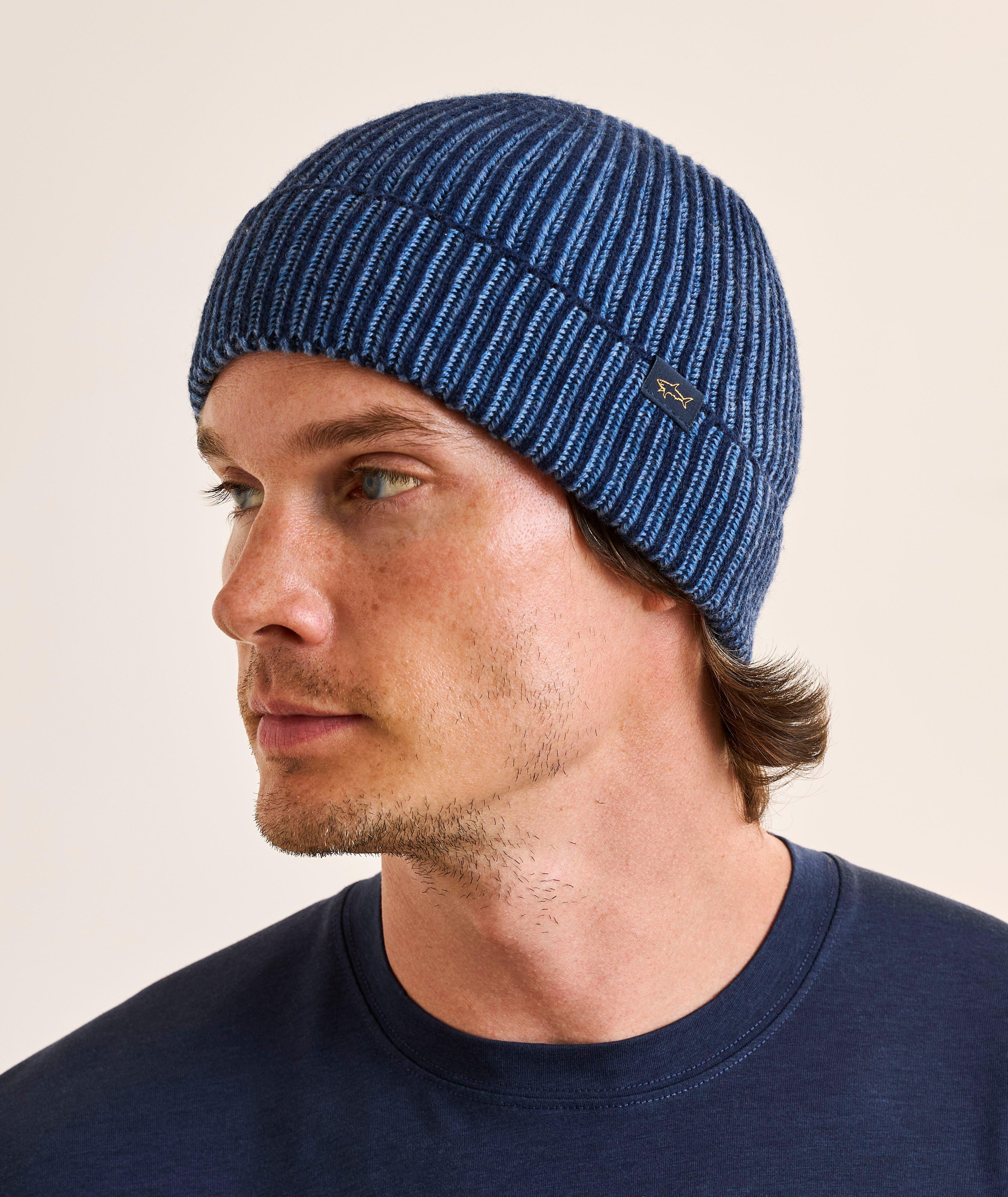 Paul & Shark Riviera Ribbed Wool-Cashmere Beanie | Hats | Harry Rosen