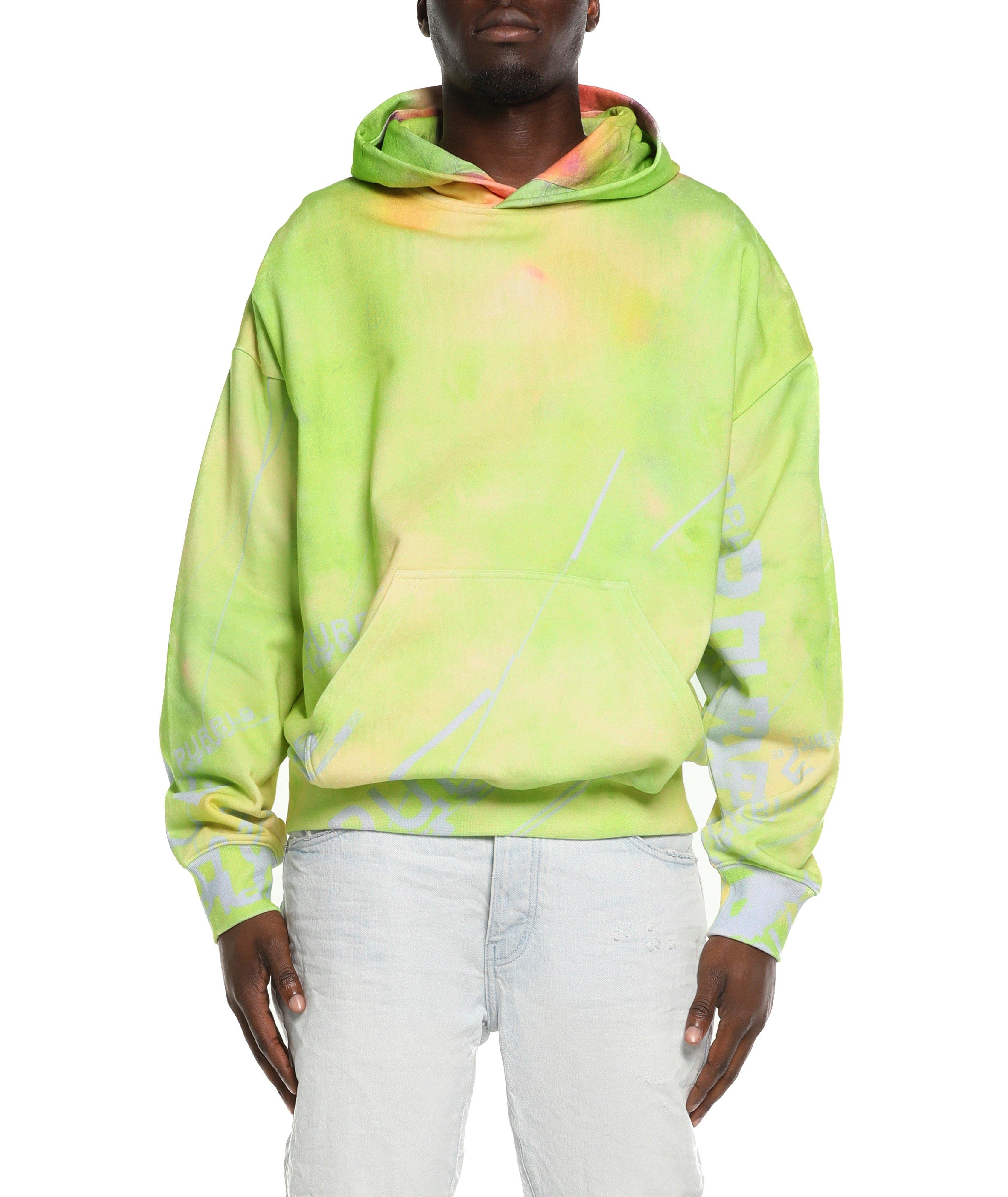 Tie Dye Split Logo Hooded Sweatshirt image 1