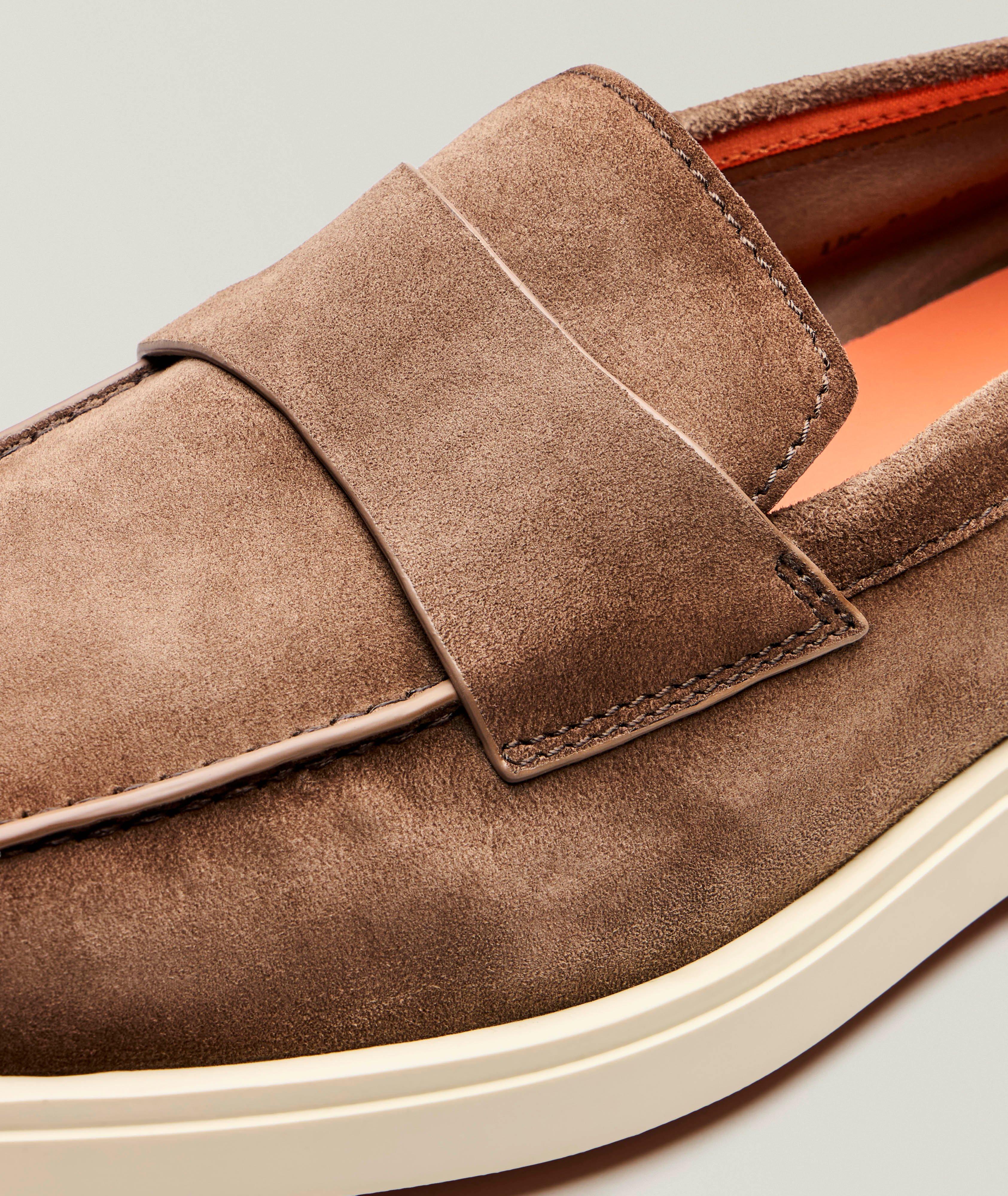 Revolve Suede Penny Loafers image 2