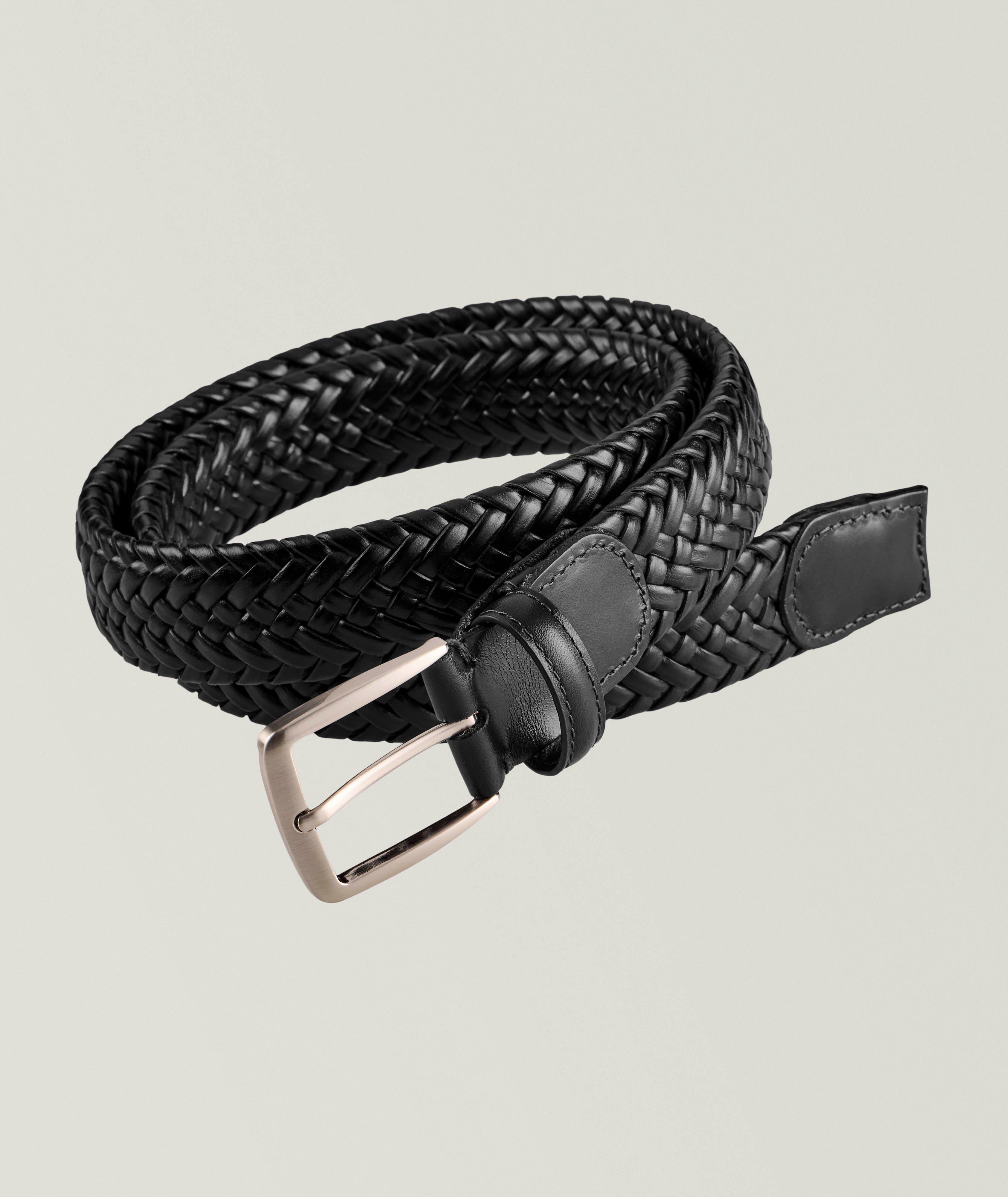 Stretch Woven Leather Belt image 0