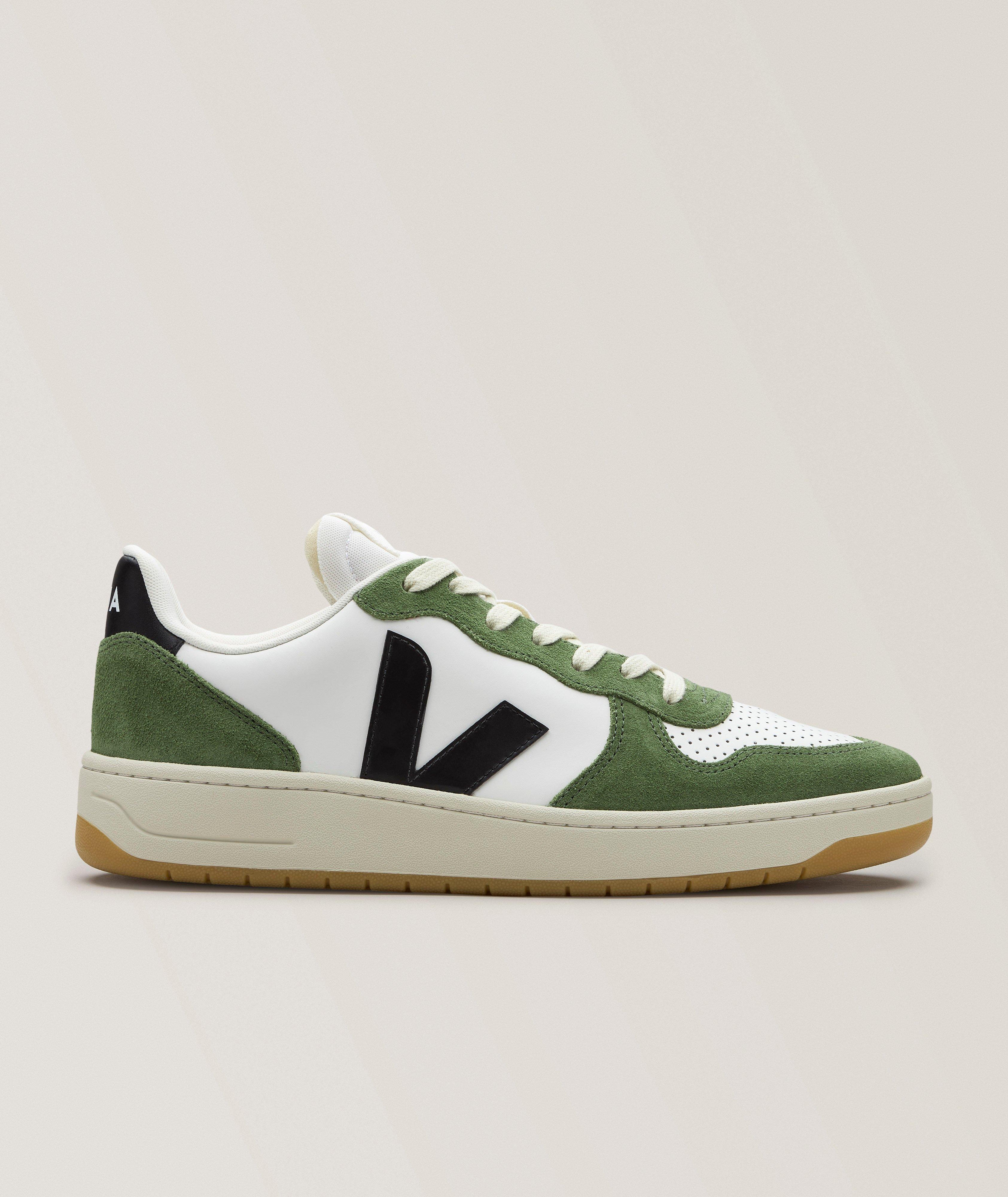 V-10 Logo Leather Sneakers image 0