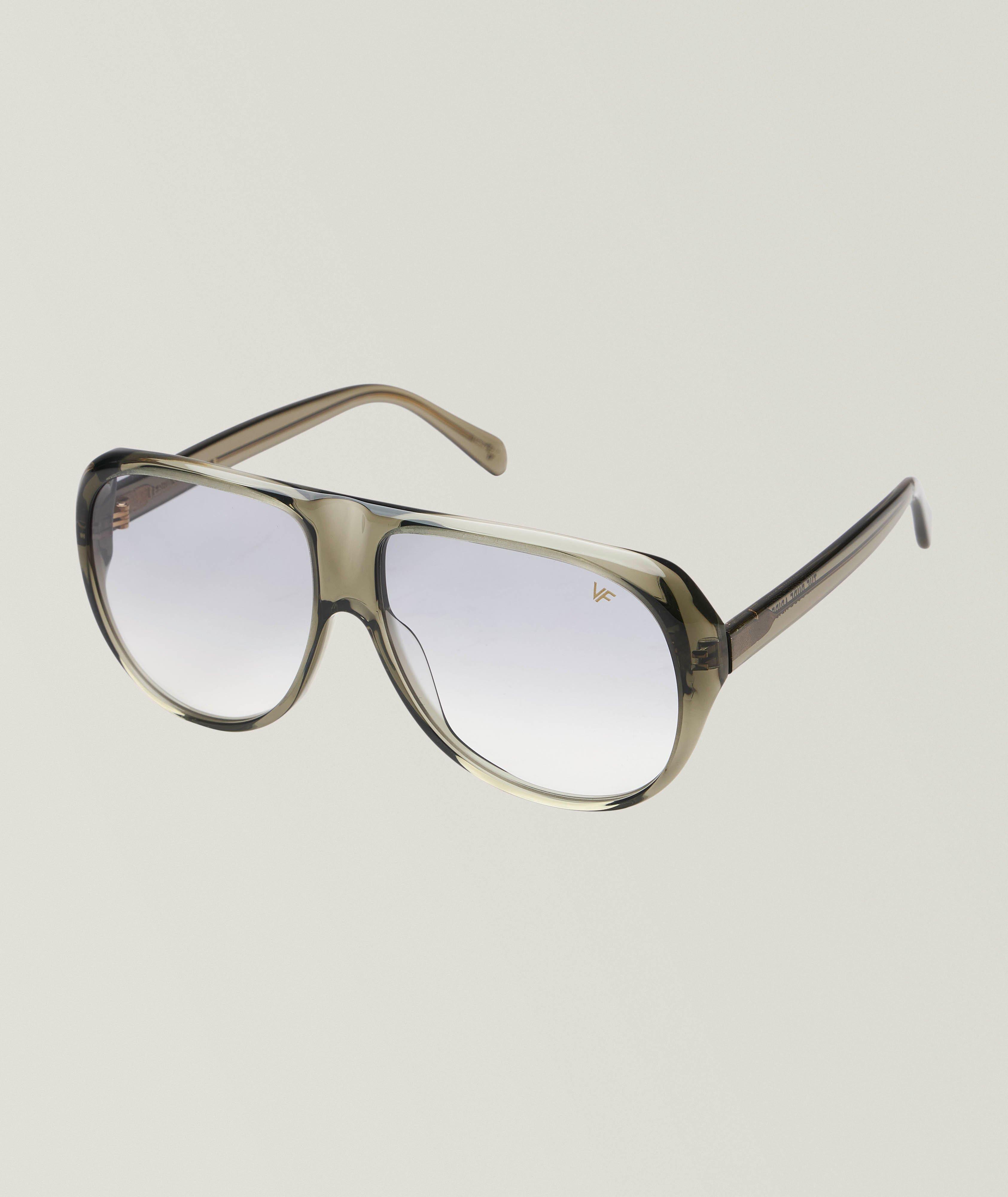 Vintage Frames Lebowski Translucent Pilot Sunglasses