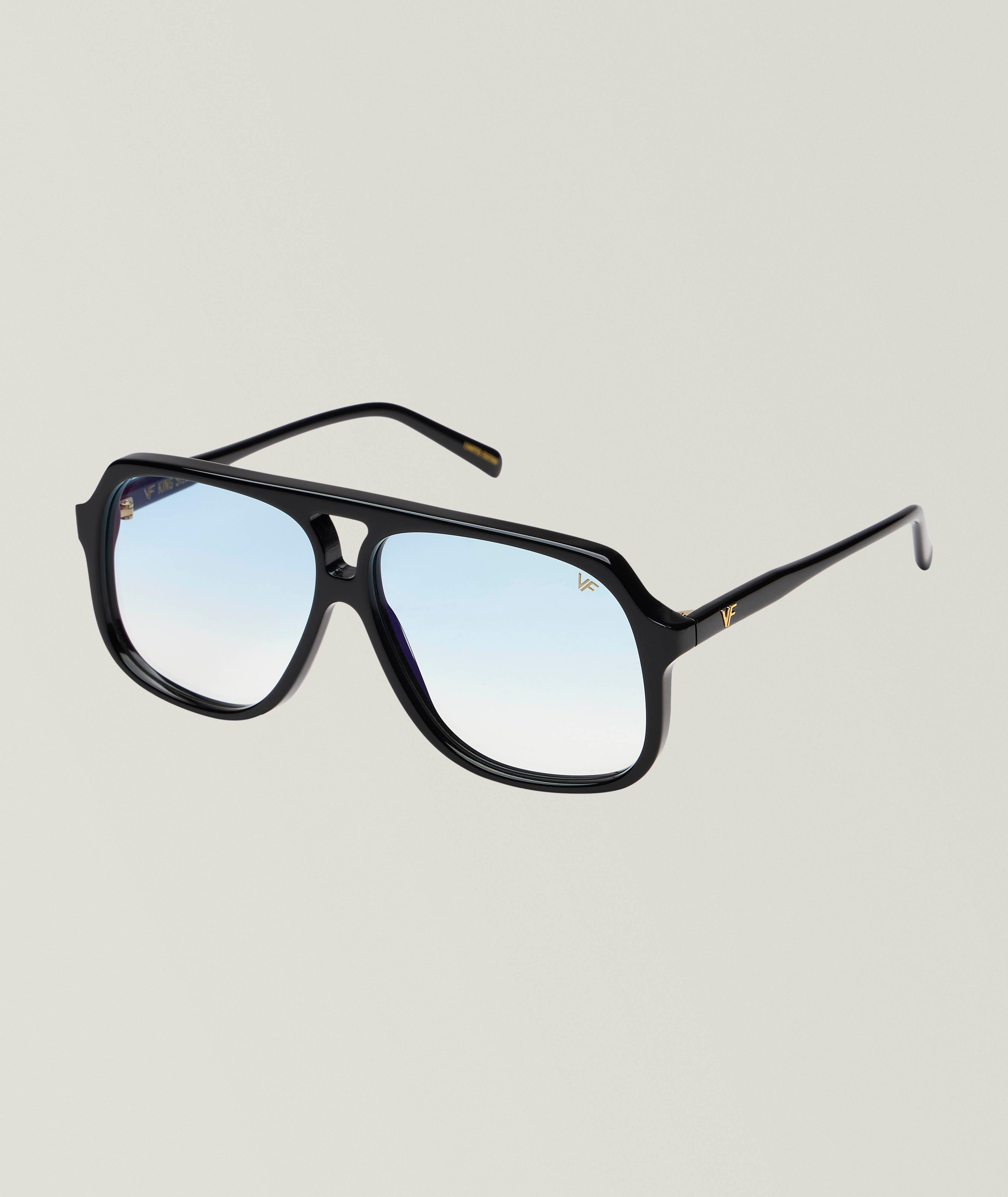 Vintage Frames Lunettes de soleil pilote largeur roi