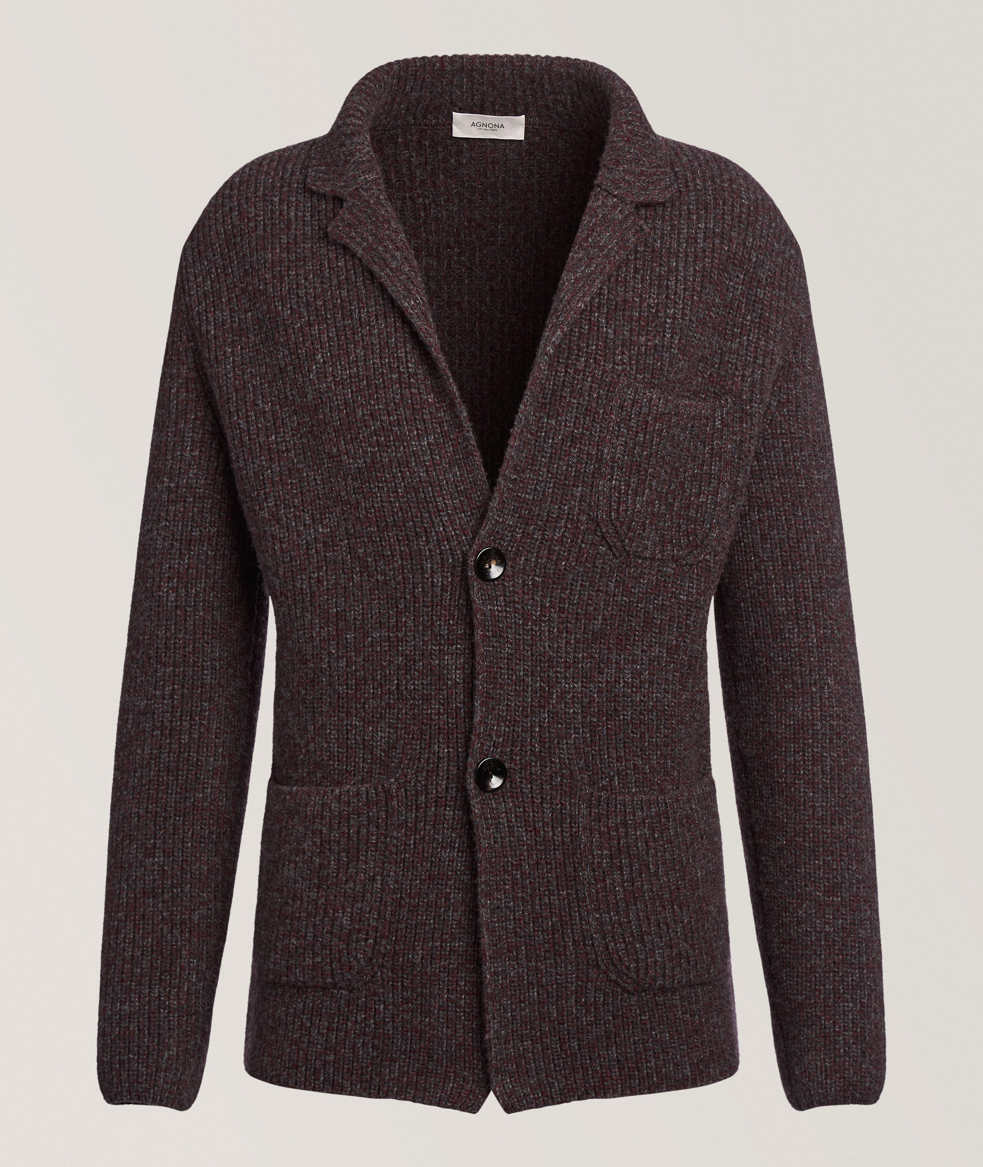 Marled Wool-Cashmere Cardigan  image 0