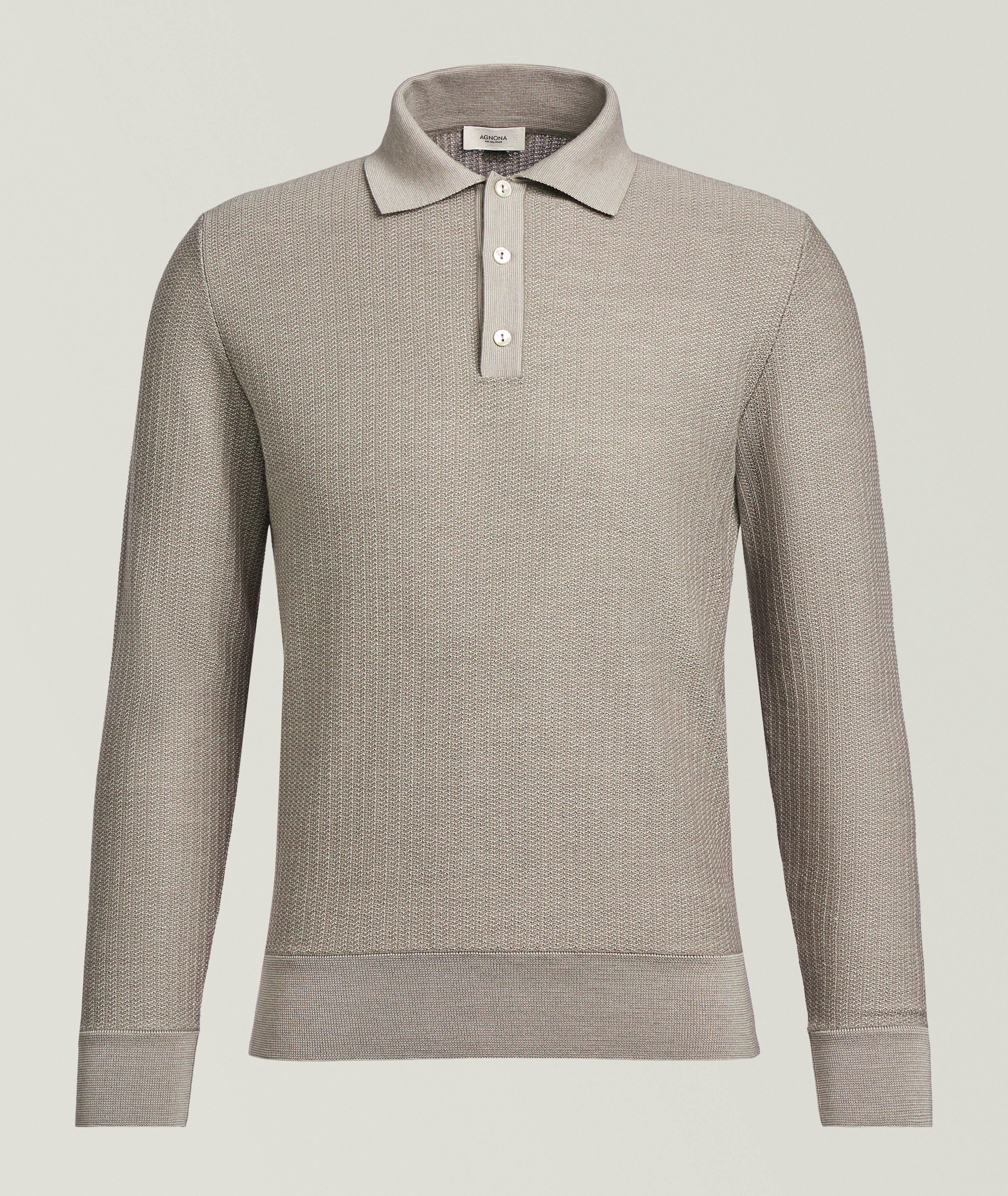 Agnona Polo tricot laine-mélange