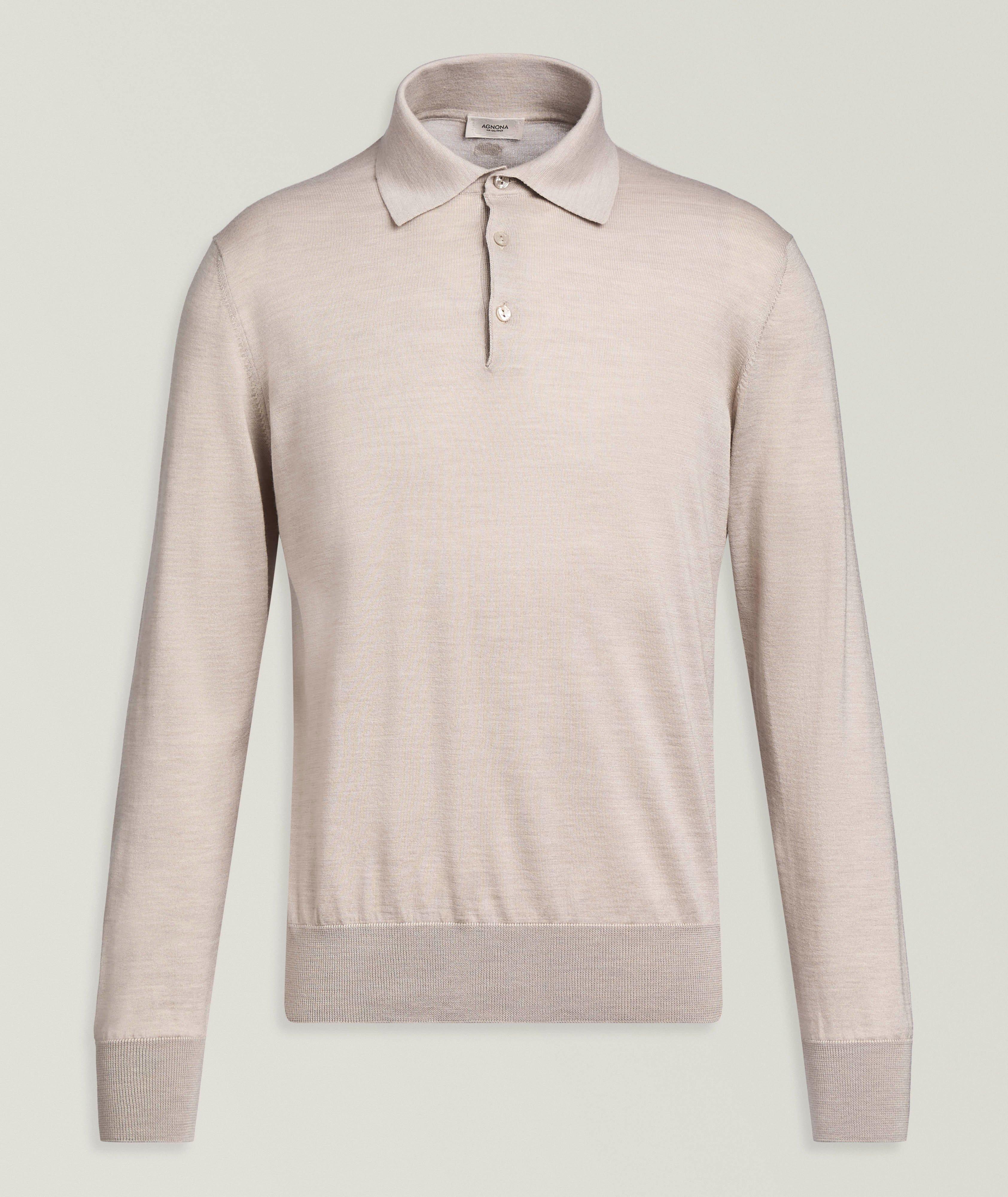 Agnona Polo tricot laine-mélange