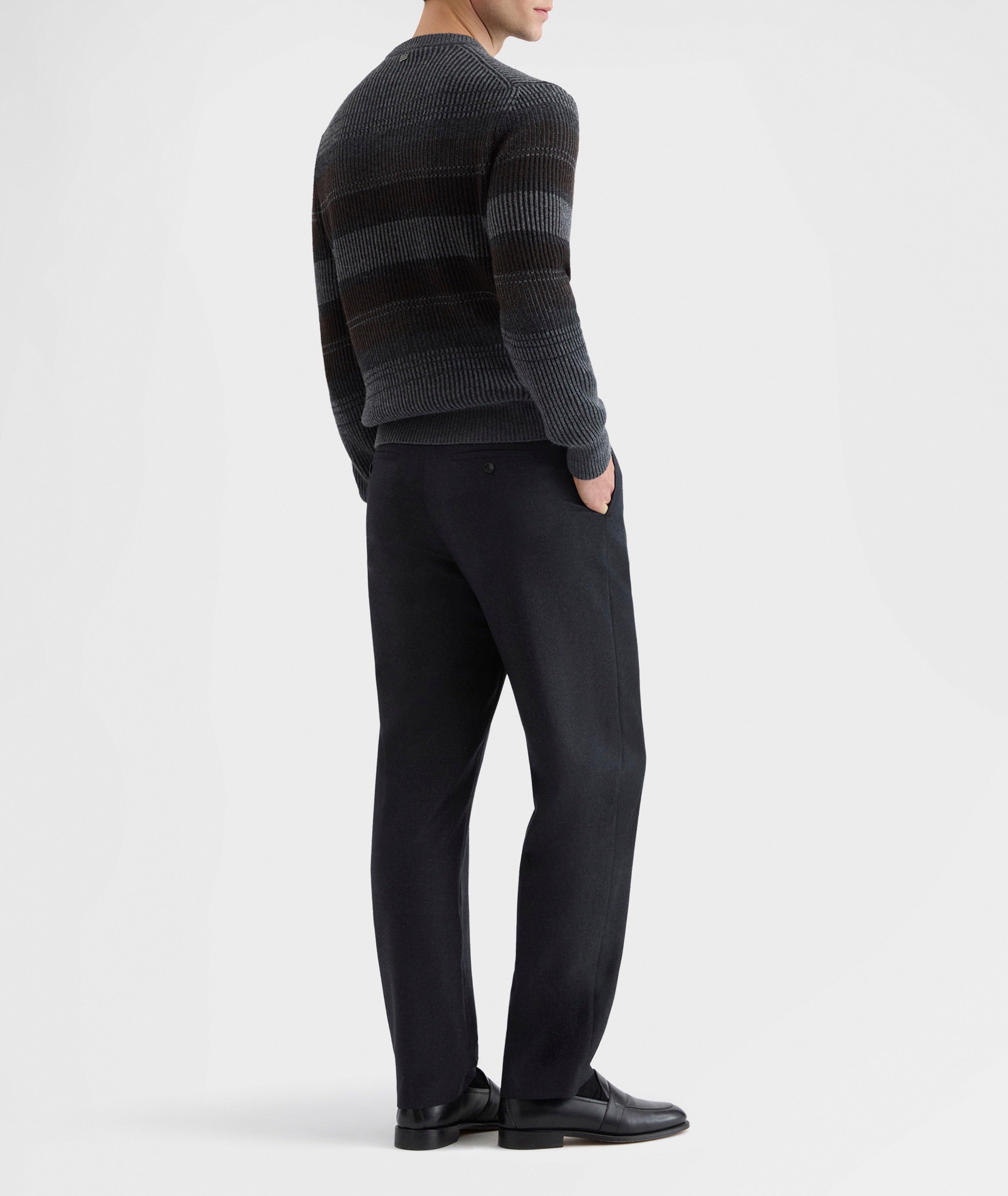 Striped Cashmere Crewneck Sweater  image 2