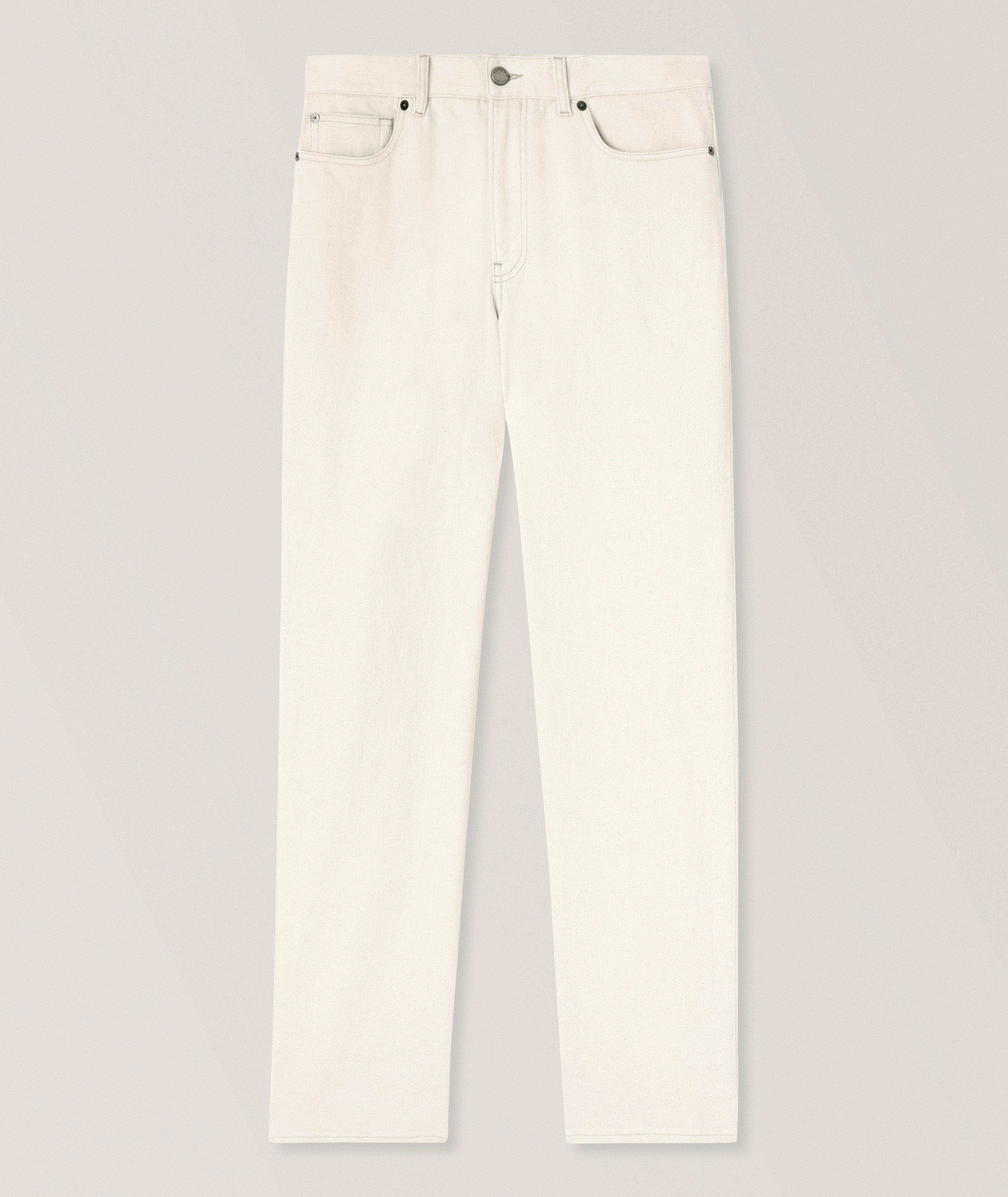 Agnona Straight Cashmere-Denim Jeans 