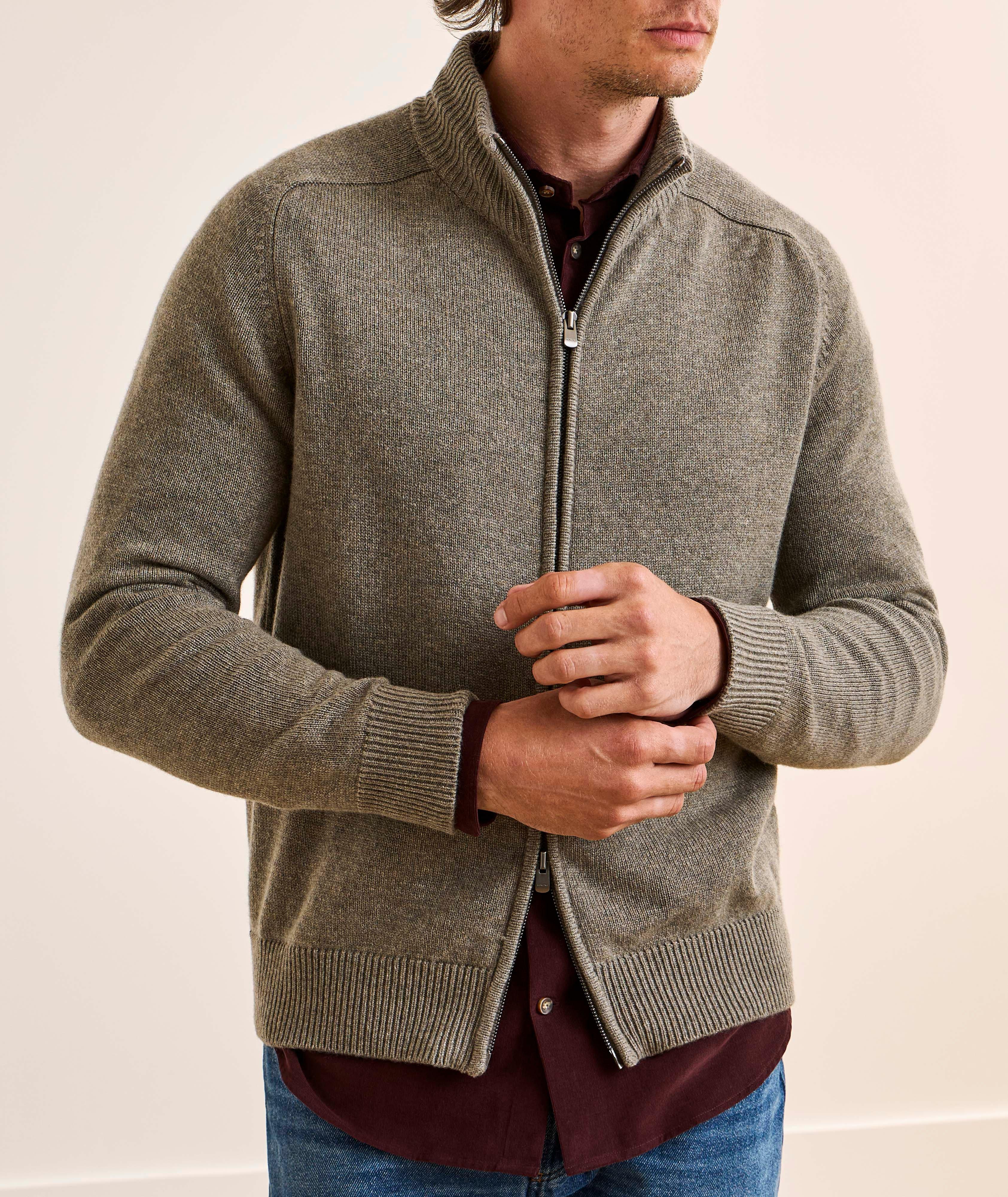 Pull zippé cachemire image 1