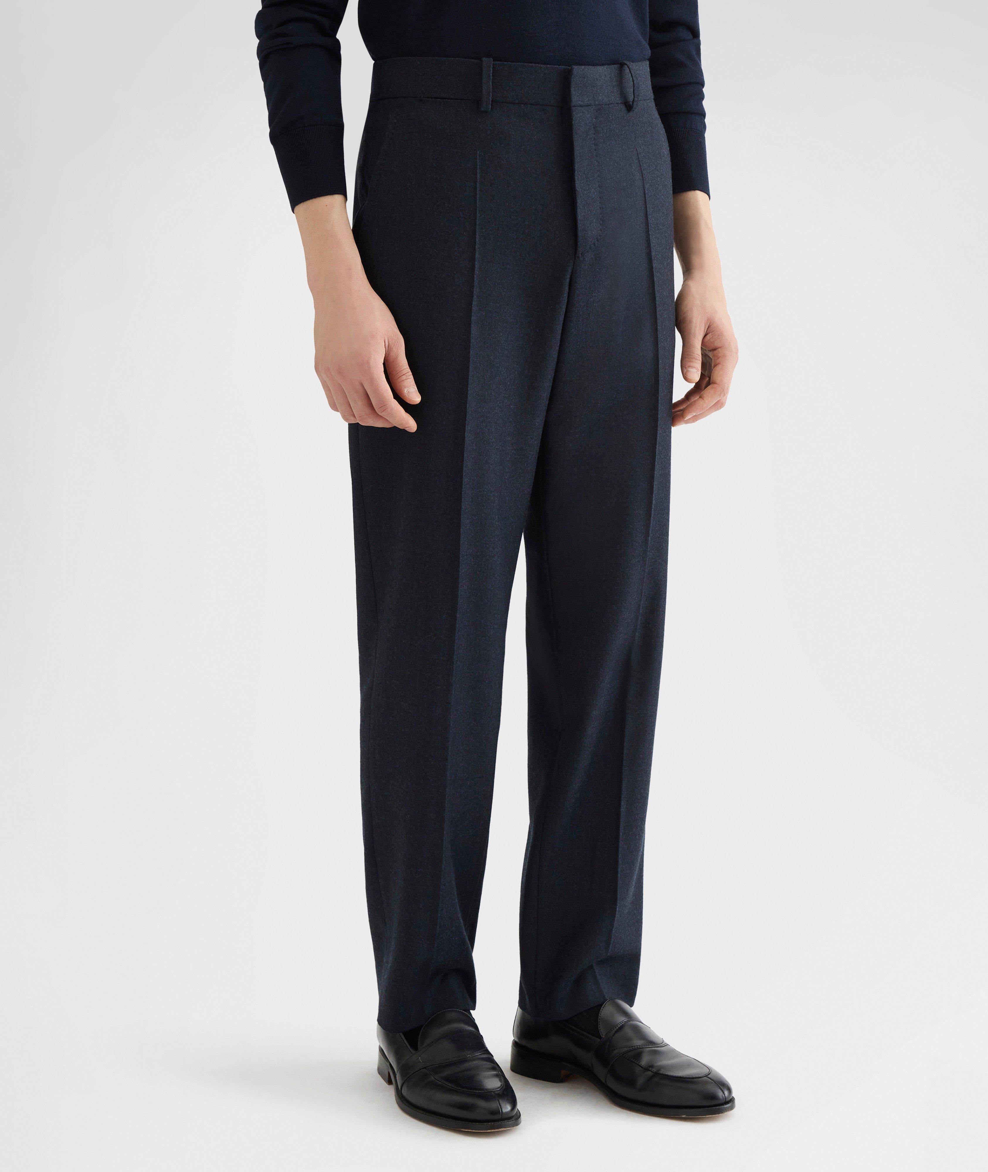 Pantalon habillés laine jambe-droite image 1