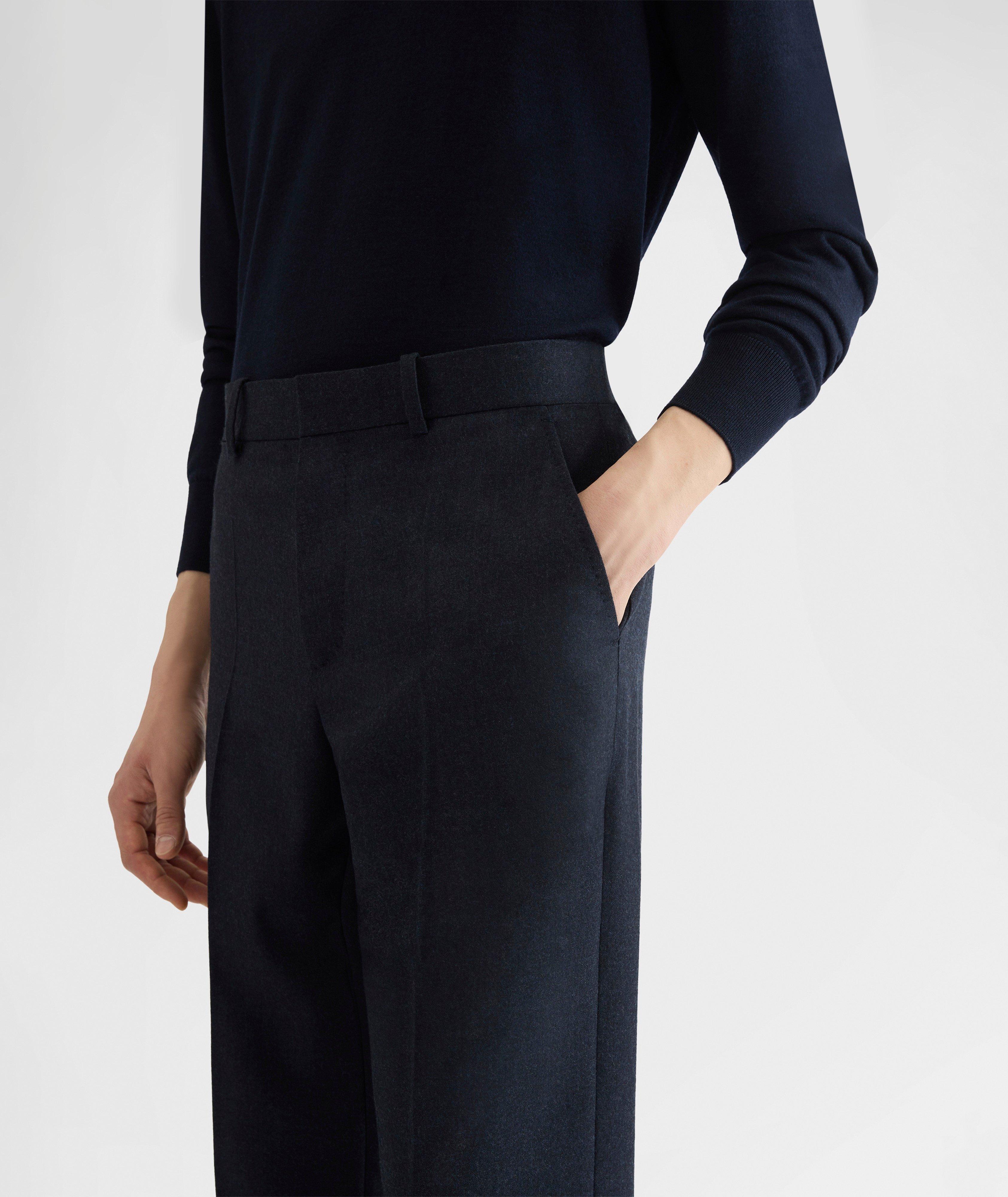 Pantalon habillés laine jambe-droite image 3