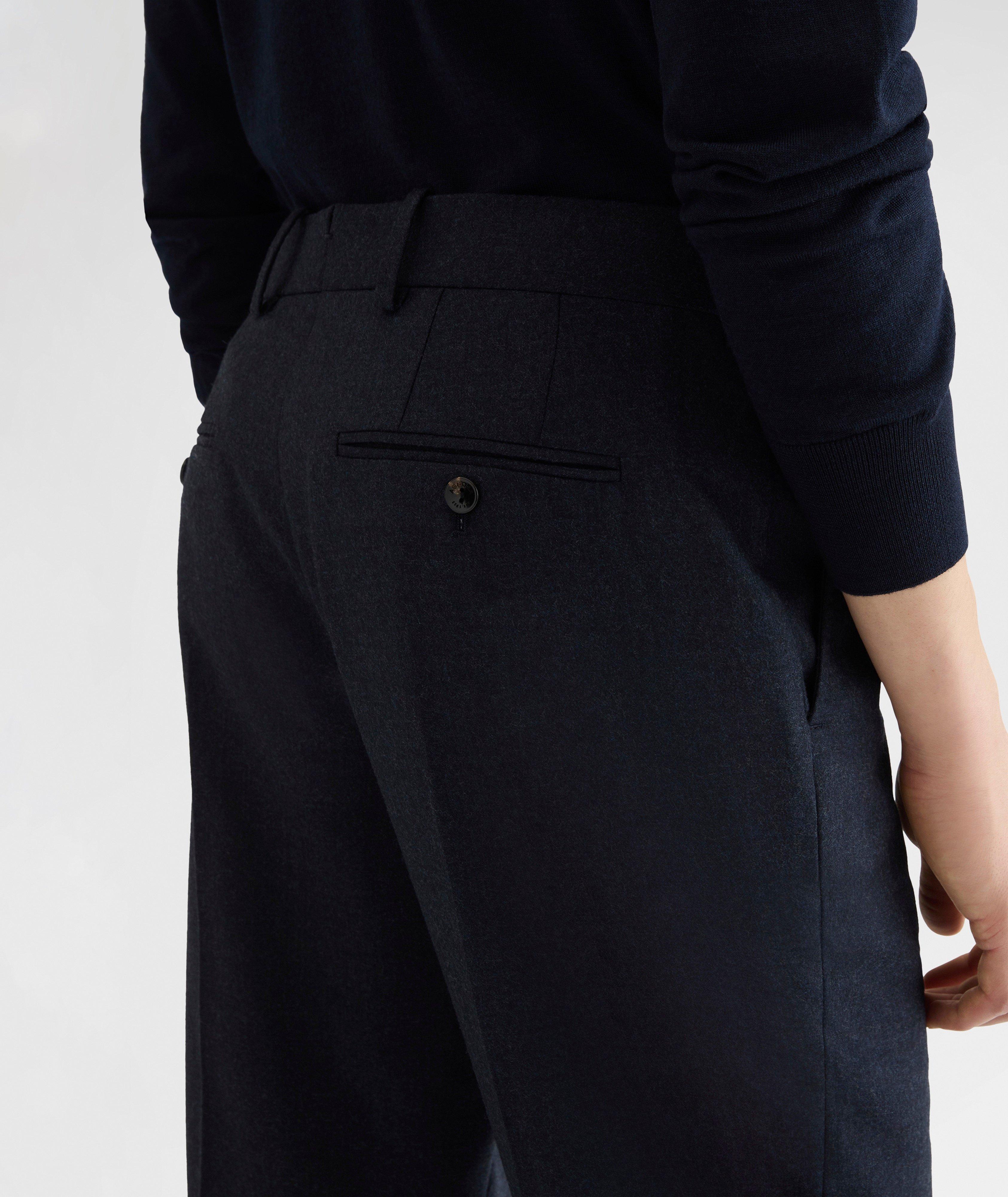 Pantalon habillés laine jambe-droite image 4