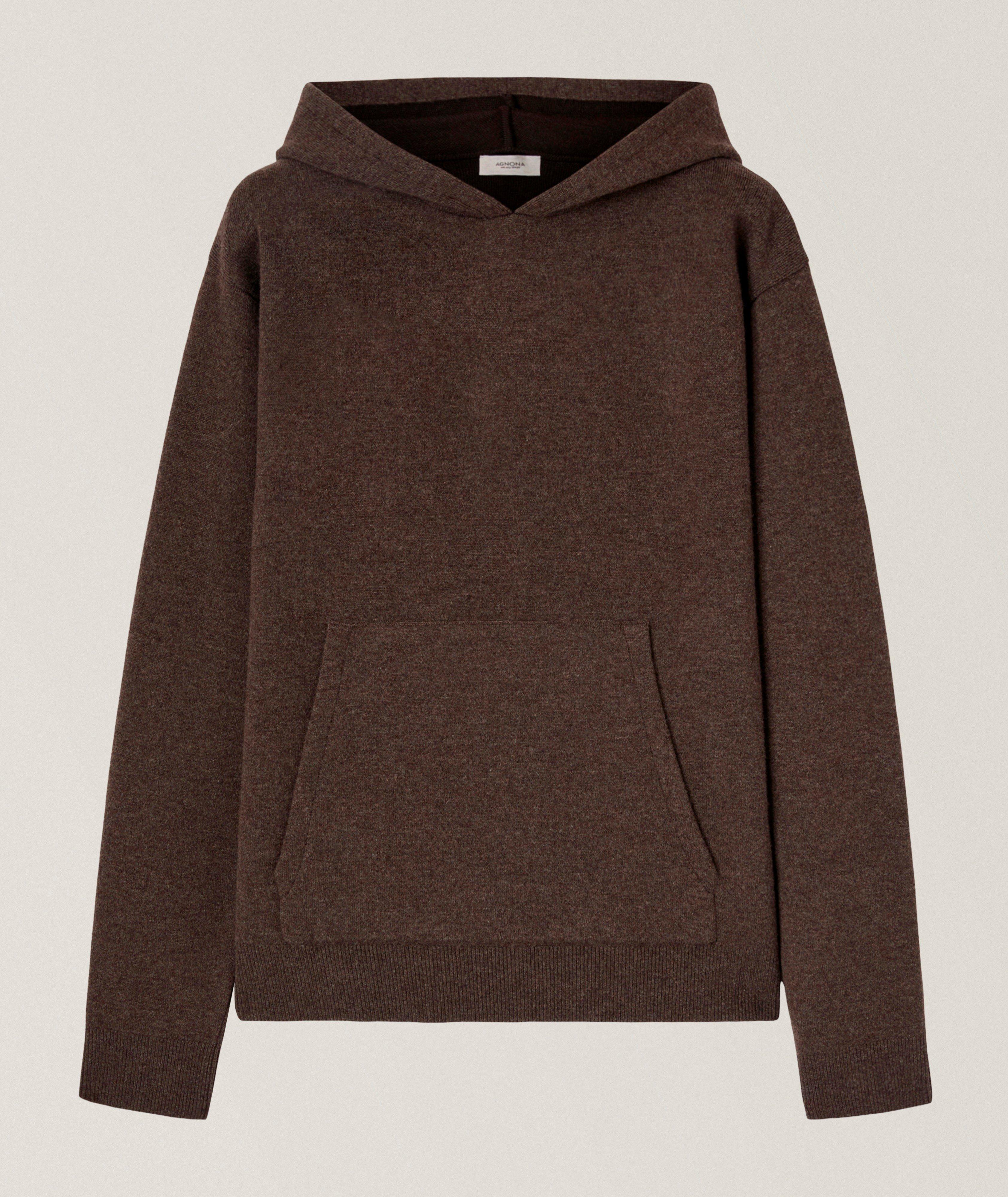 Agnona Cashmere-Blend Hooded Sweater