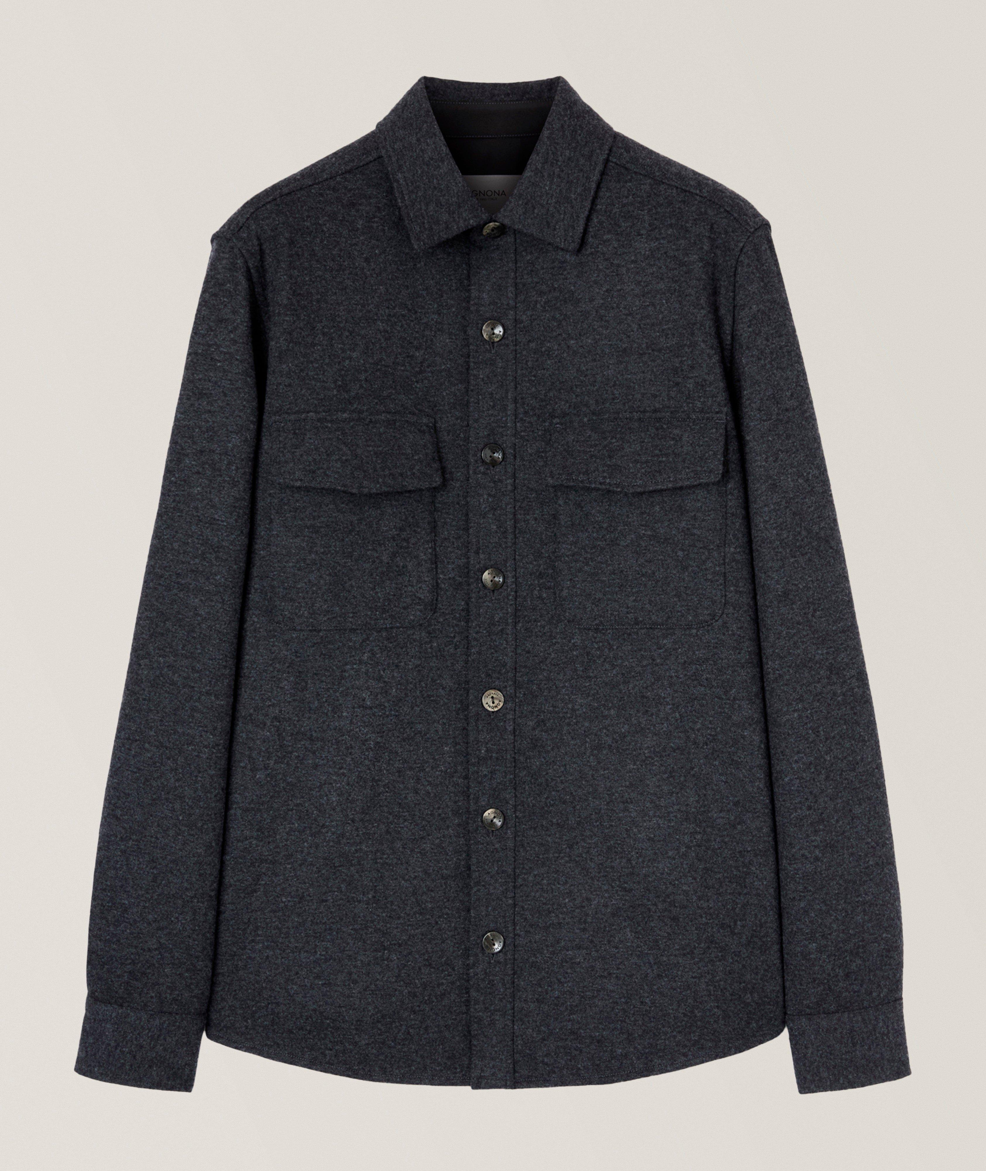 Double Face Wool Cashmere-Blend Overshirt image 0
