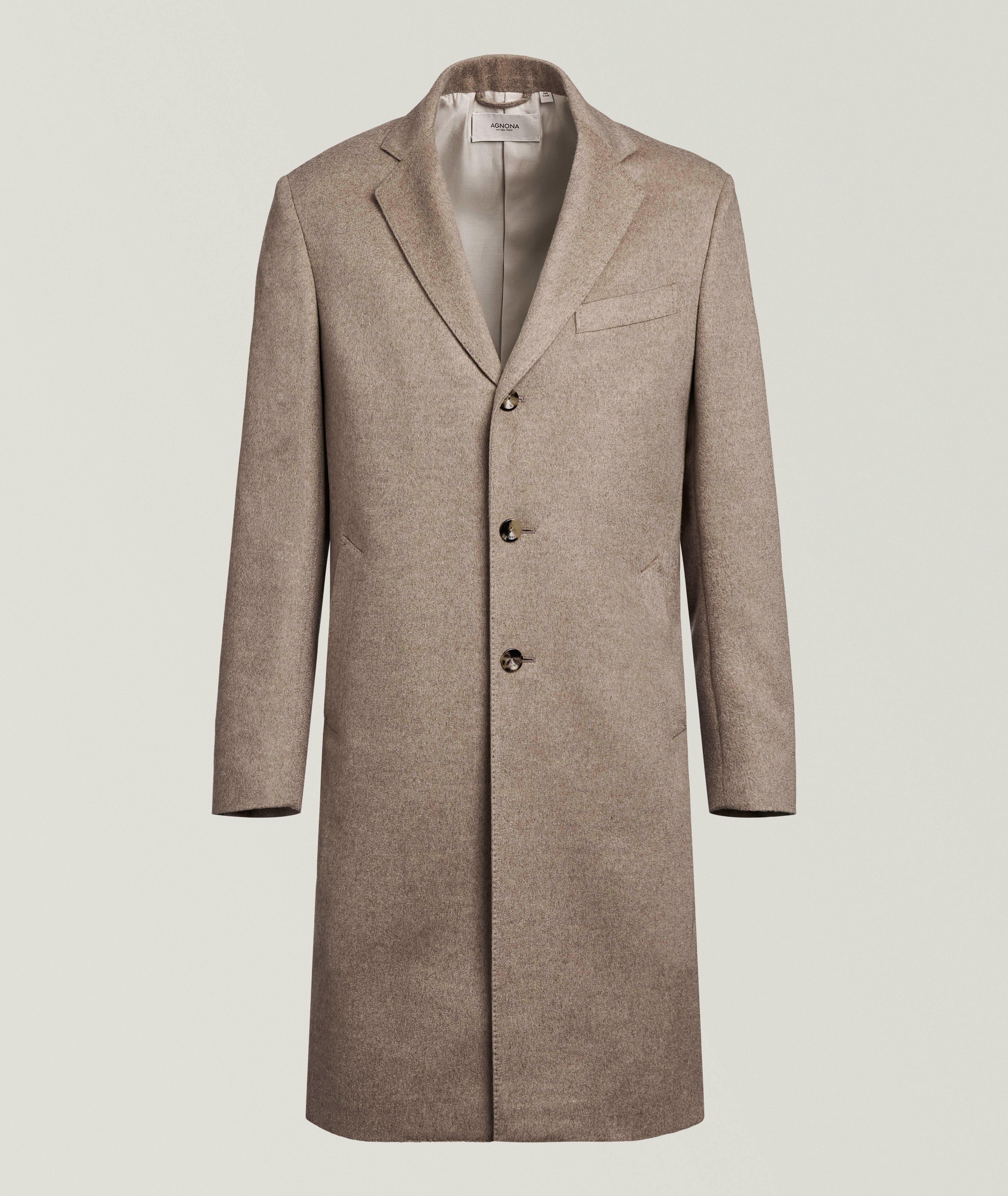 Agnona Manteau cachemire simple-boutonnage