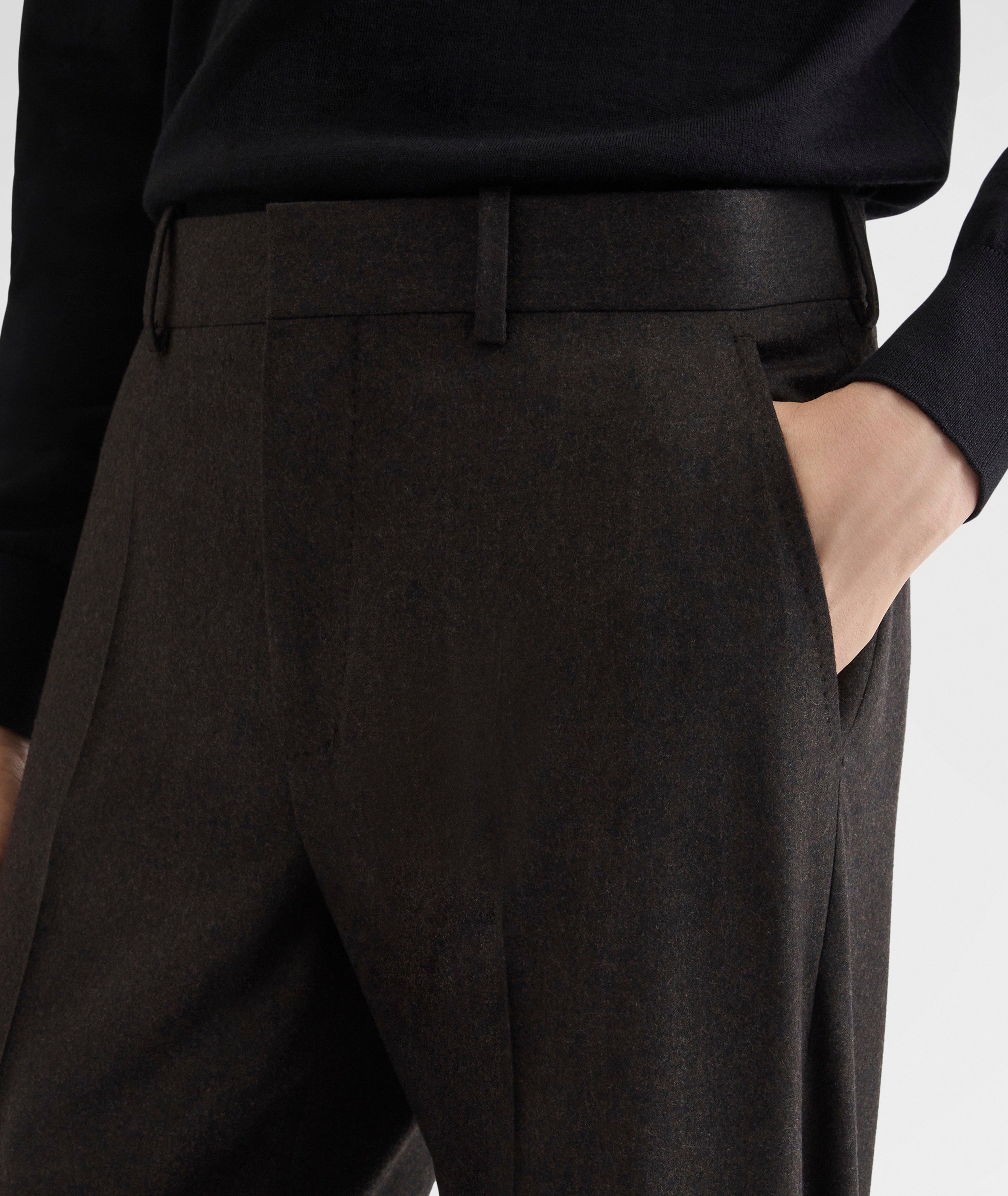 Straight-Leg Wool Dress Pants image 3