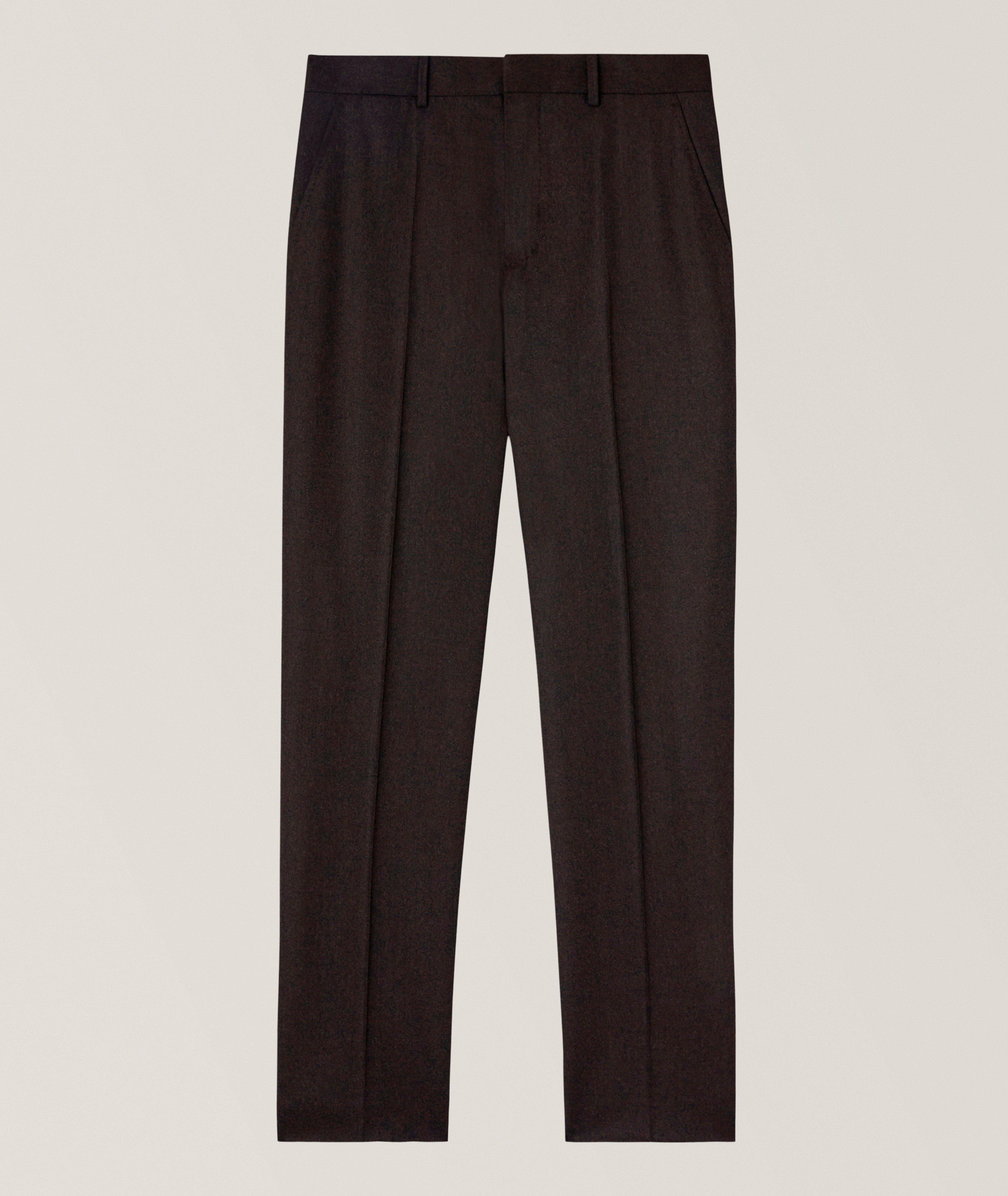Agnona Straight-Leg Wool Dress Pants